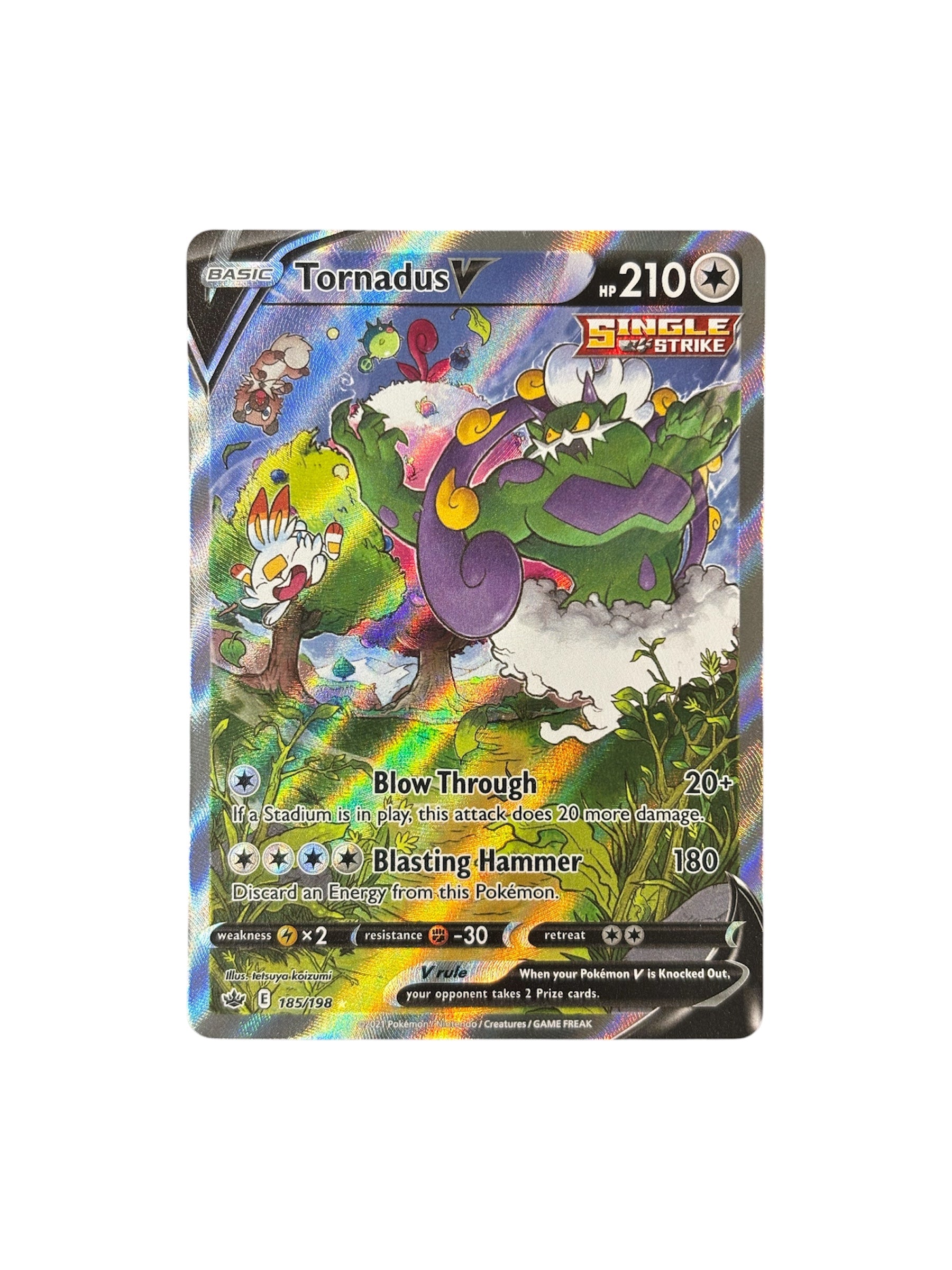 Tornadus V (Alternate Full Art): Chilling Reign NM/M (1)