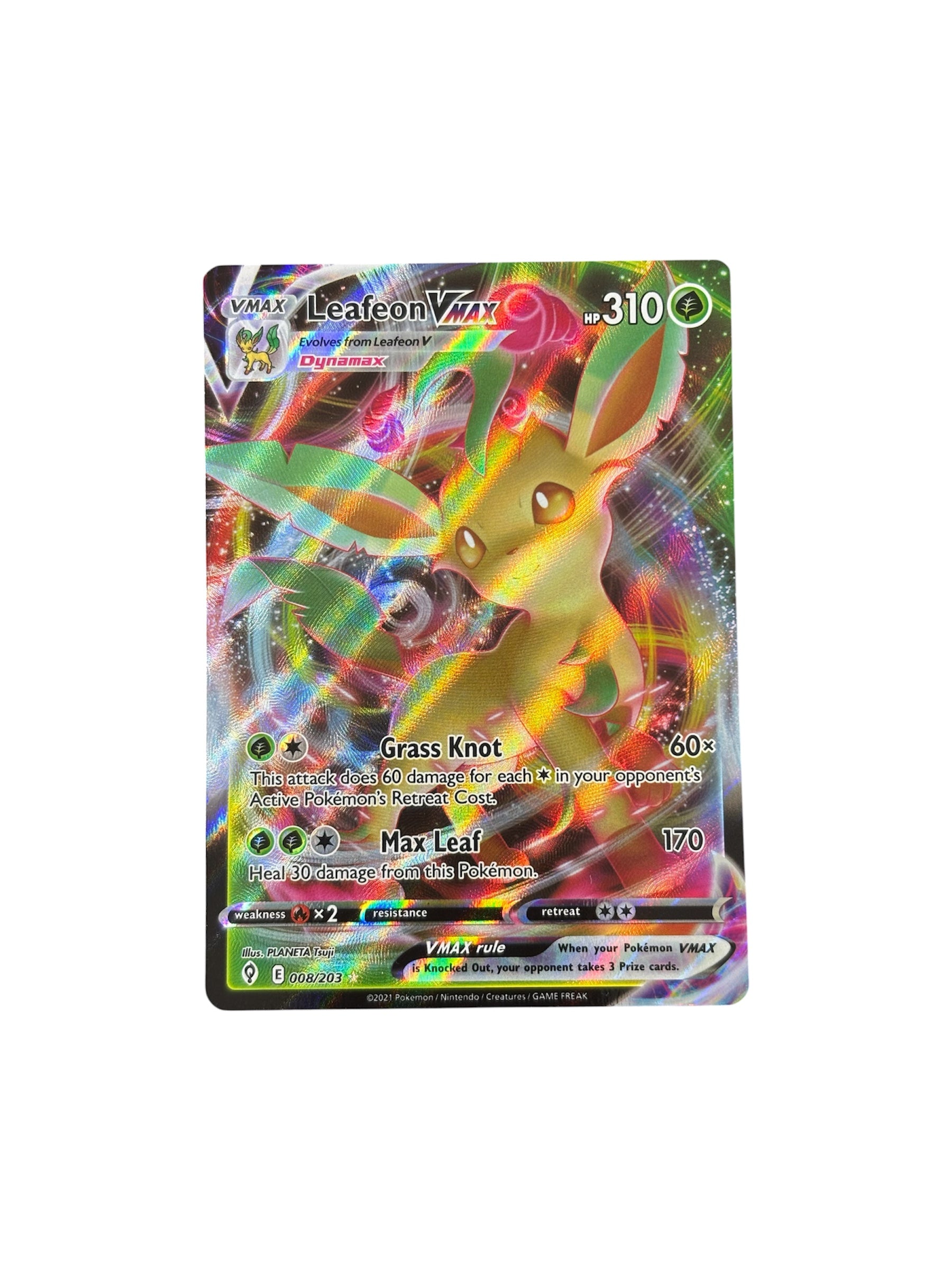Leafeon VMAX - SWSH07: Evolving Skies LP