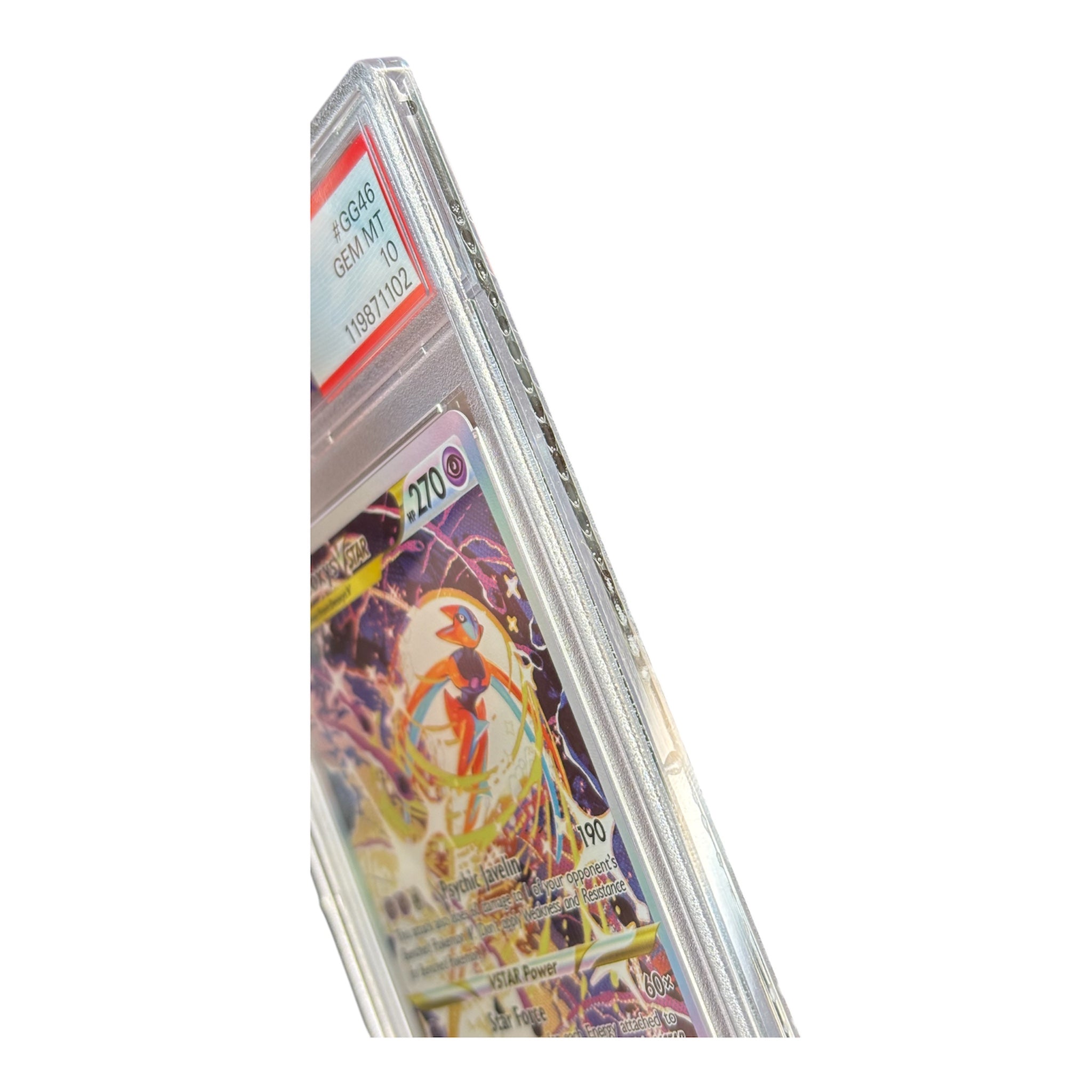 Deoxys VSTAR Crown Zenith Galarian Gallery PSA 10 (Air Bubbles; Review Photos)