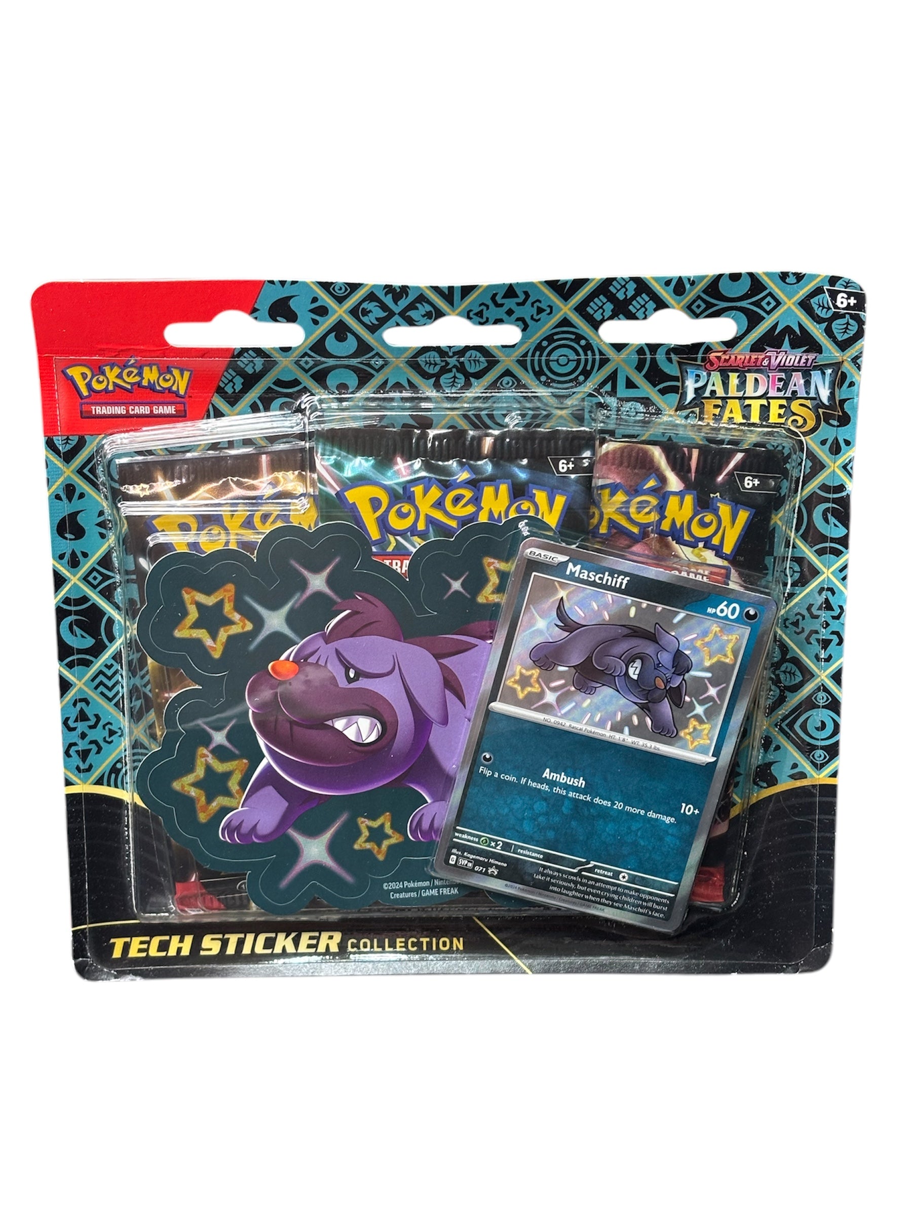Pokemon Paldean Fates Tech Sticker Collection