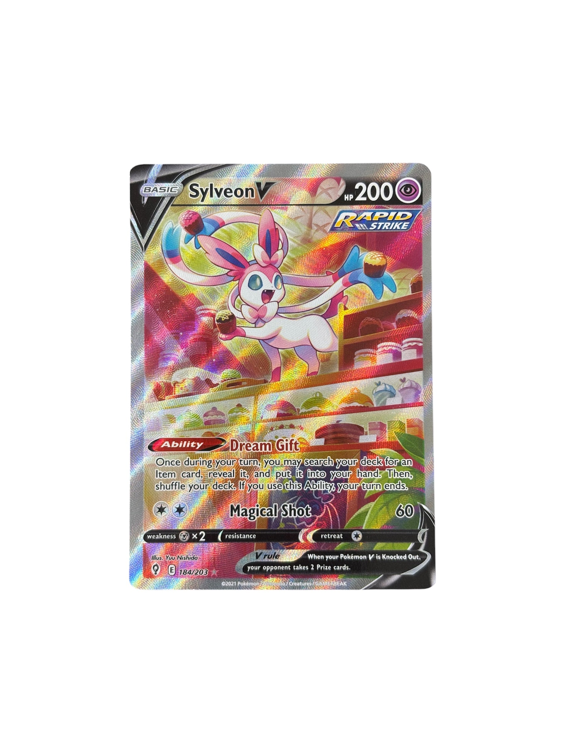 Sylveon V (Alternate Full Art): Evolving Skies