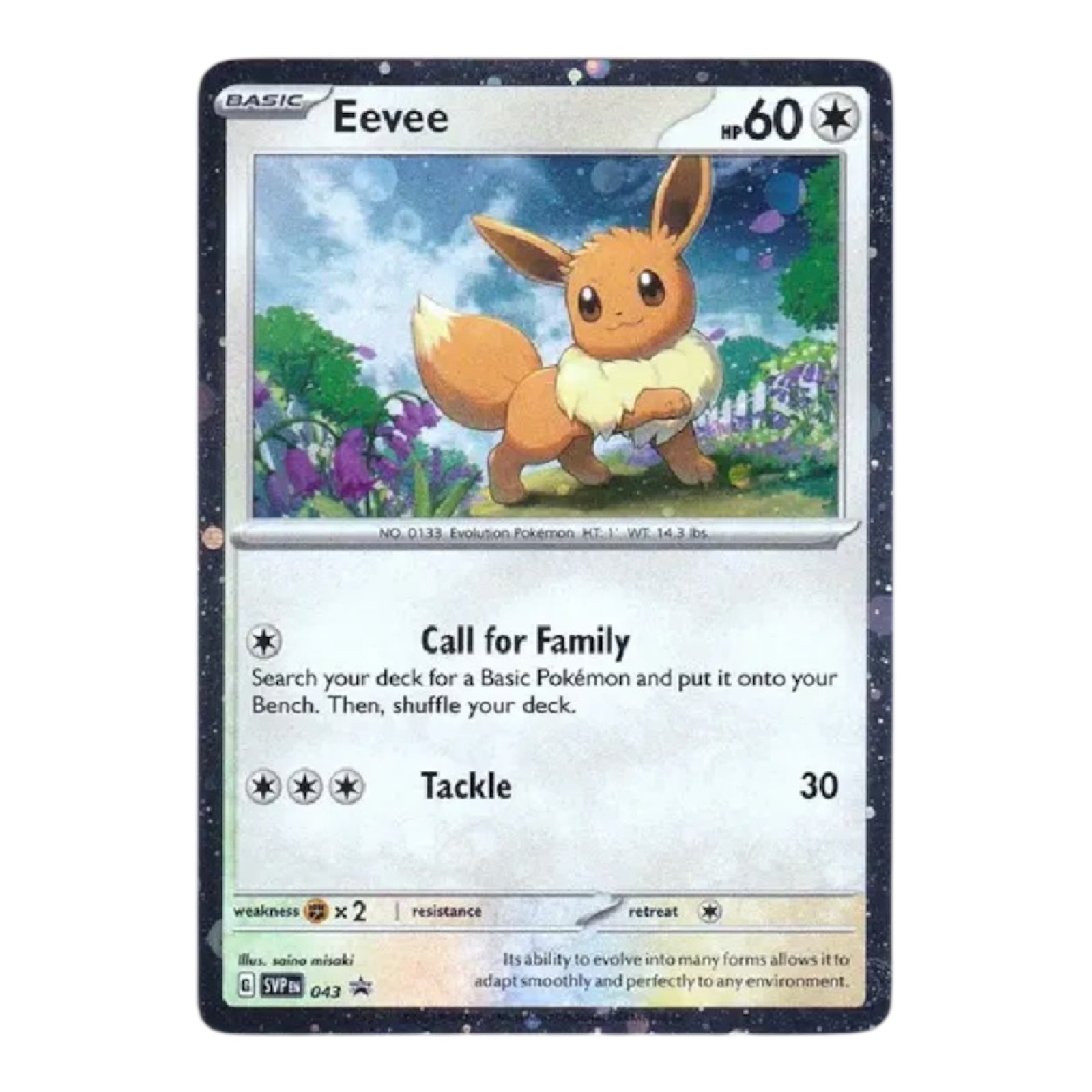 Eevee Black Star Promo 43