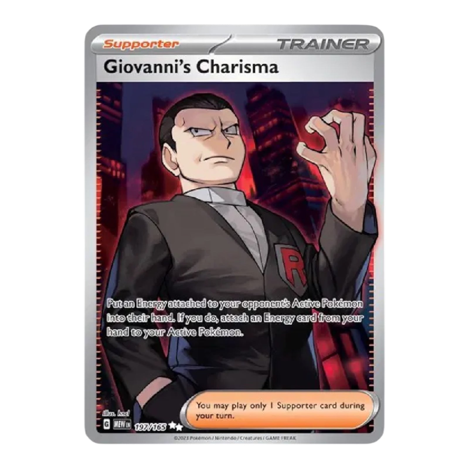 Giovanni's Charisma 197/165