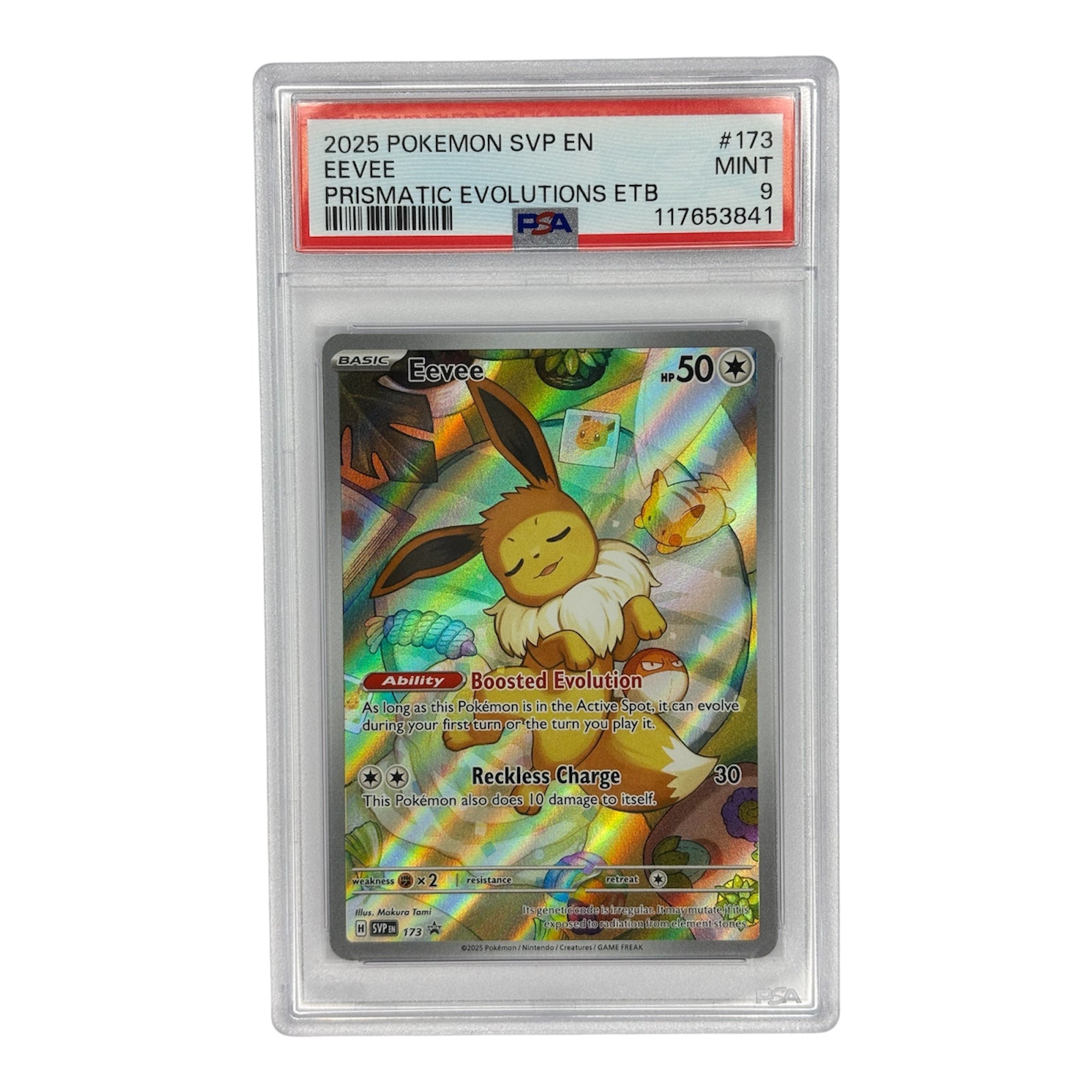 Eevee Black Star Promo 173 PSA 9