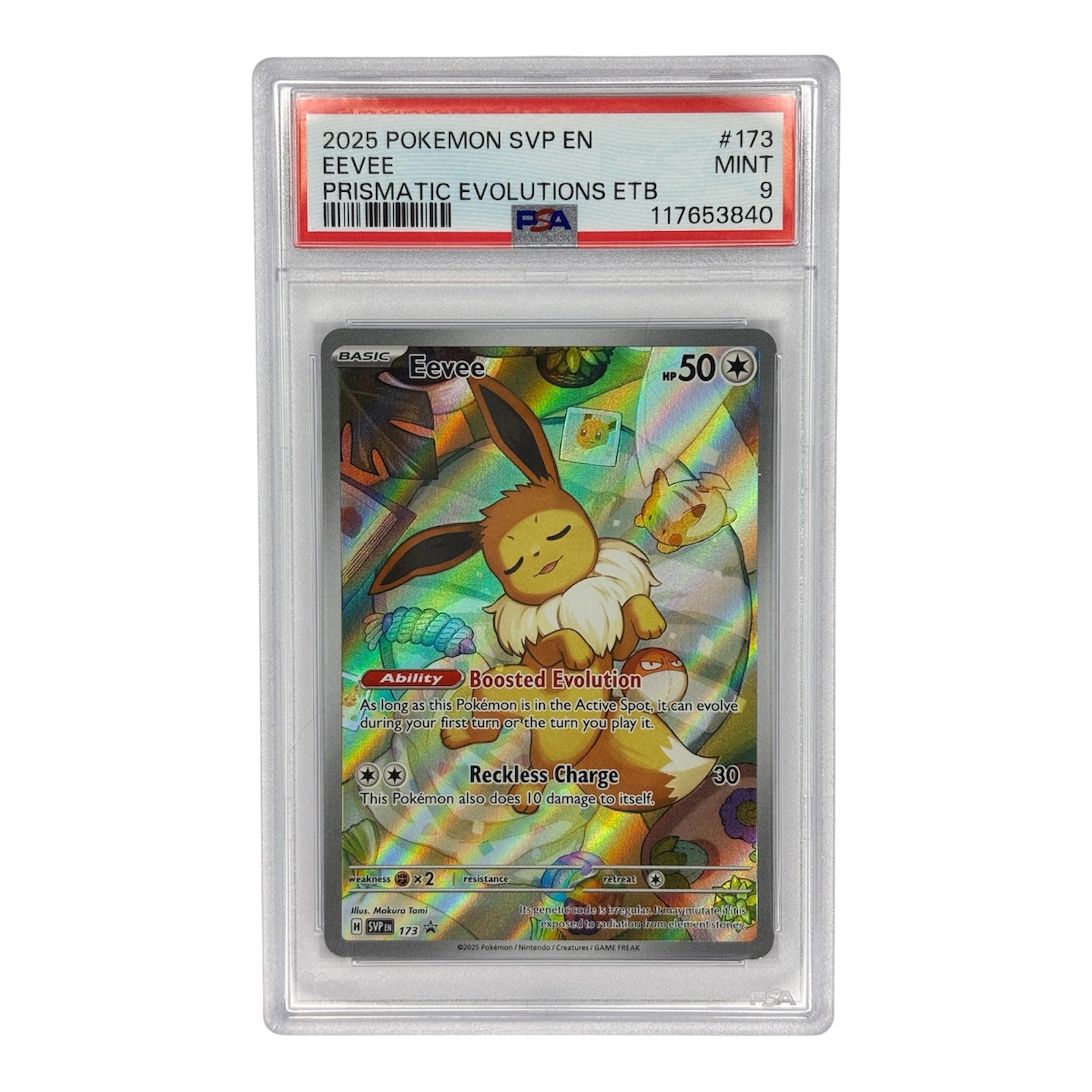 Eevee Black Star Promo 173 PSA 9