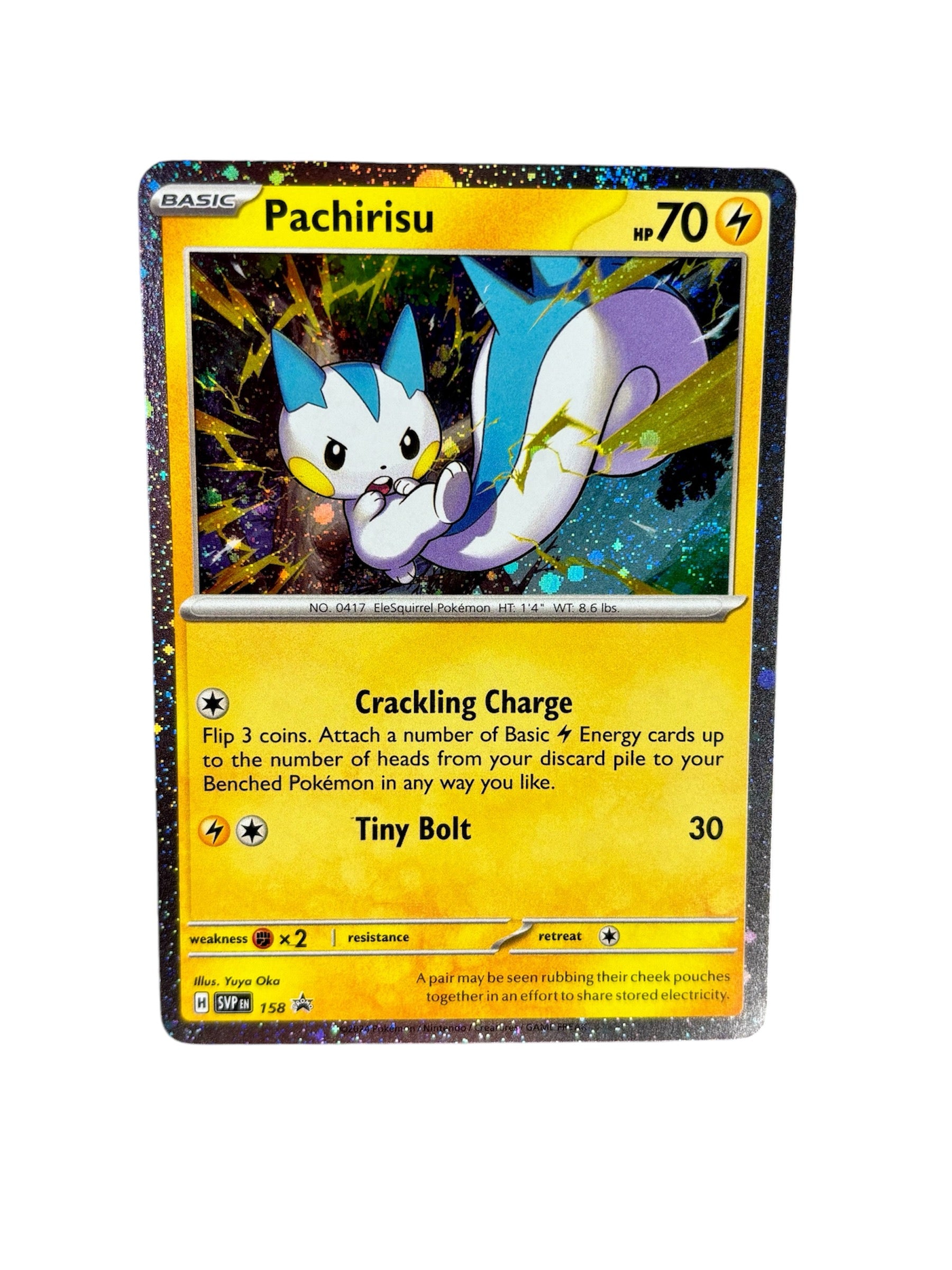 pachirisu pokemon card price - 158 Style:Common Flammende Finsternis Lightning HP Luck Bobblehead
