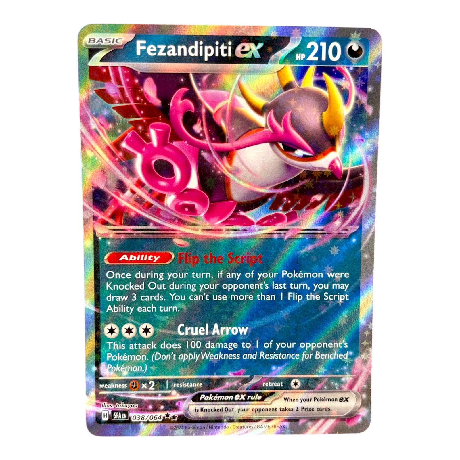 Pokemon Fezandipiti ex - 038/064: Shrouded Fable (NM/M)