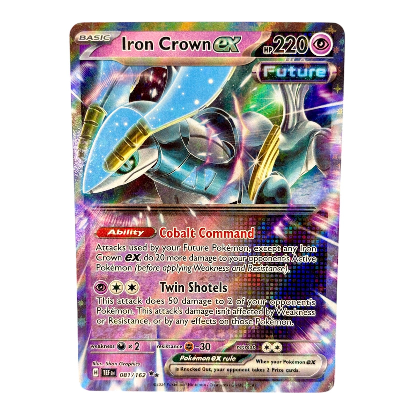 Pokemon Iron Crown ex - 081/162: Temporal Forces (NM/M)