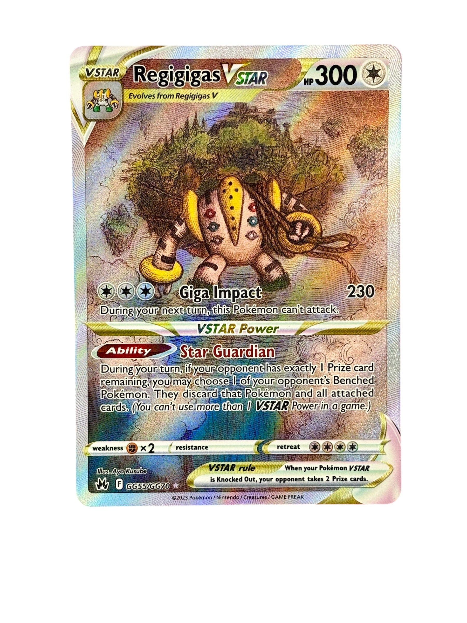 pokemon regigigas card Pokemon Regigigas VSTAR