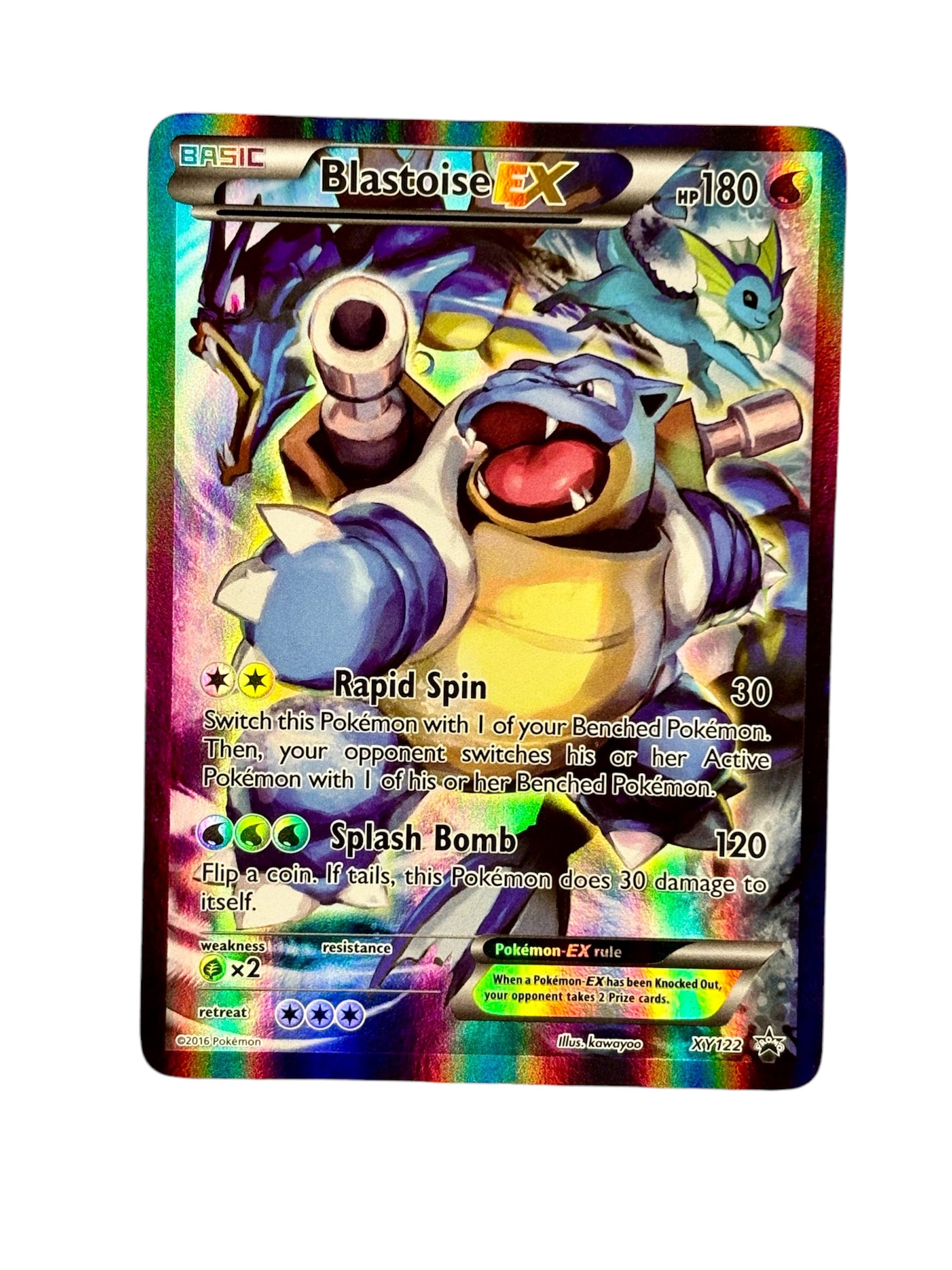 Pokemon Blastoise EX - XY122 - XY Promo (LP) OV Games LLC Pokemon Blastoise EX - XY122 - XY Promo (LP) OV Games LLC