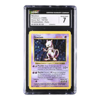 Mewtwo Base Set Shadowless CGC 7
