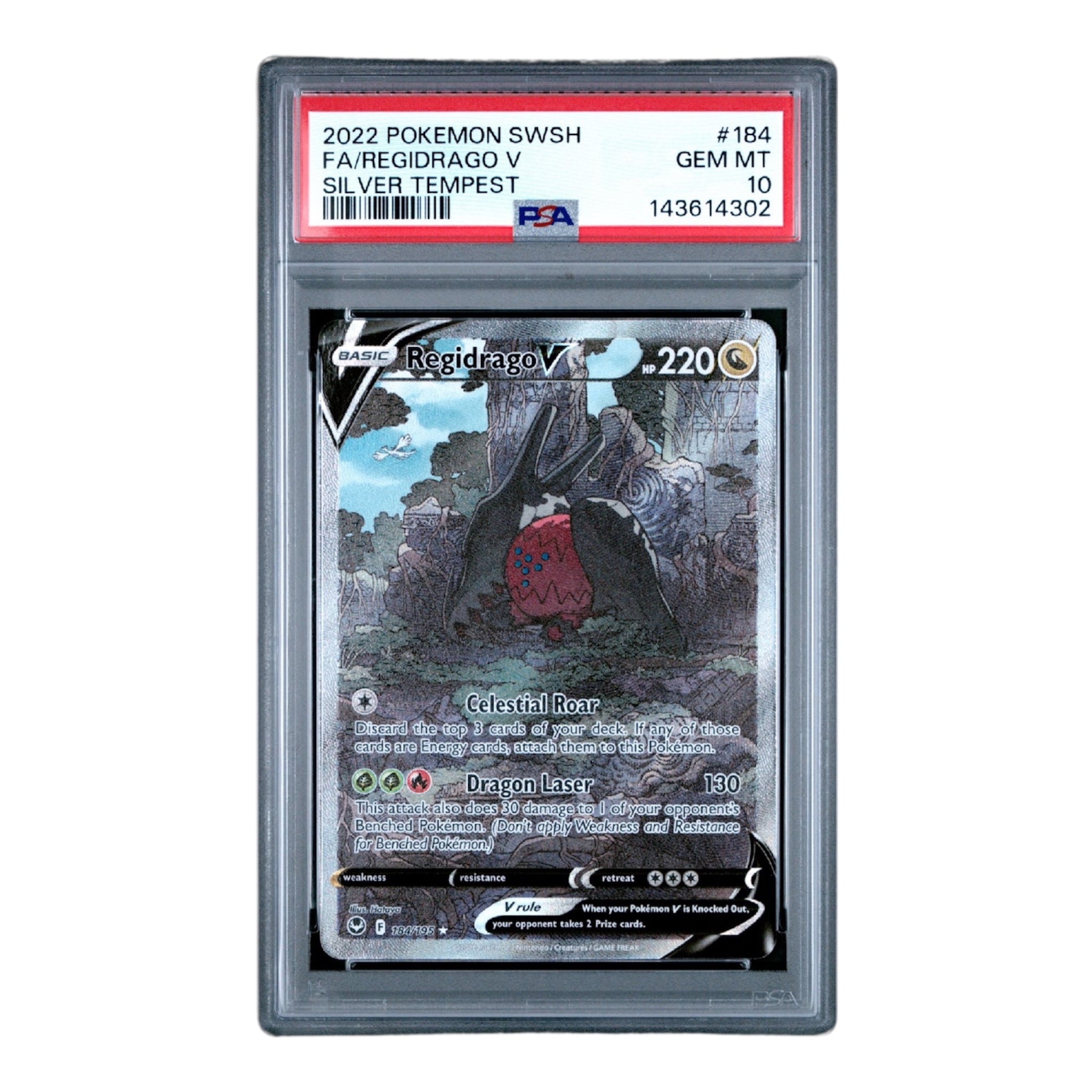 Regidrago V Silver Tempest PSA 10