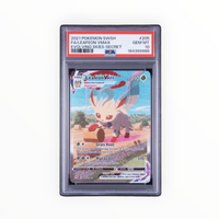 Pokemon Leafeon VMAX Secret #205 Full Art 2021 Evolving Skies PSA 10
