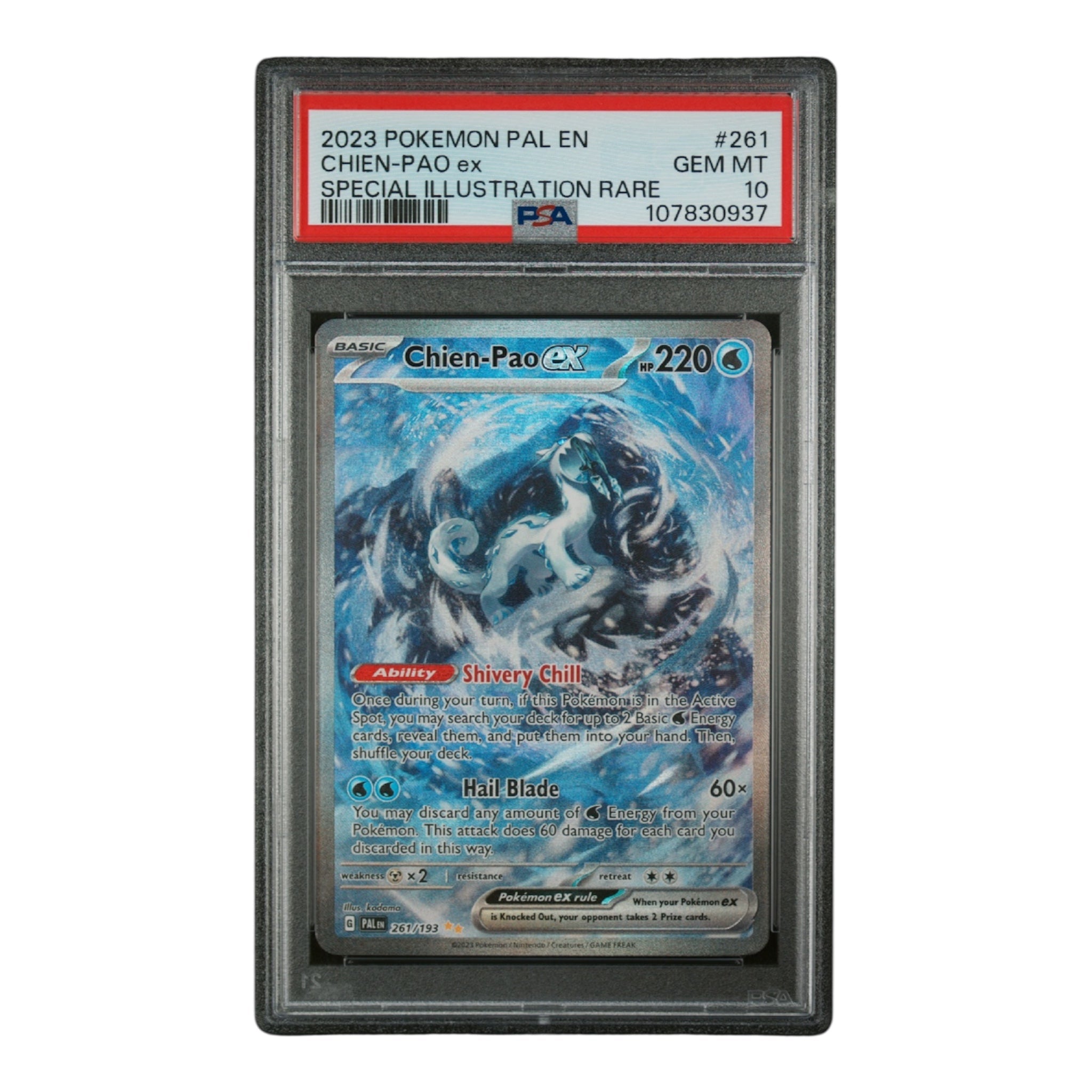 Chien Pao ex Paldea Evolved PSA 10