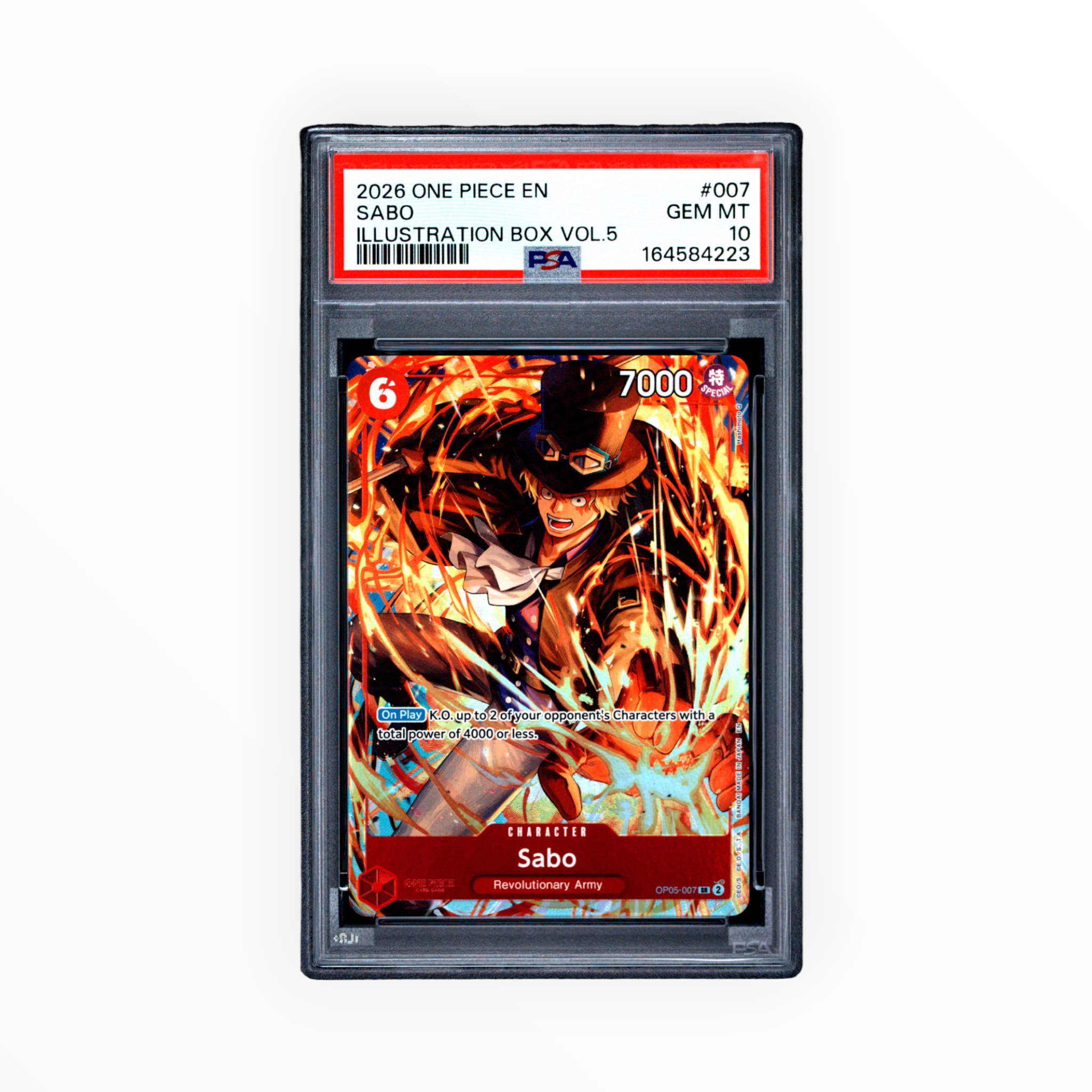 One Piece Sabo #007 Illustration Box Vol.5 2026 Promo PSA 10 Gem Mint