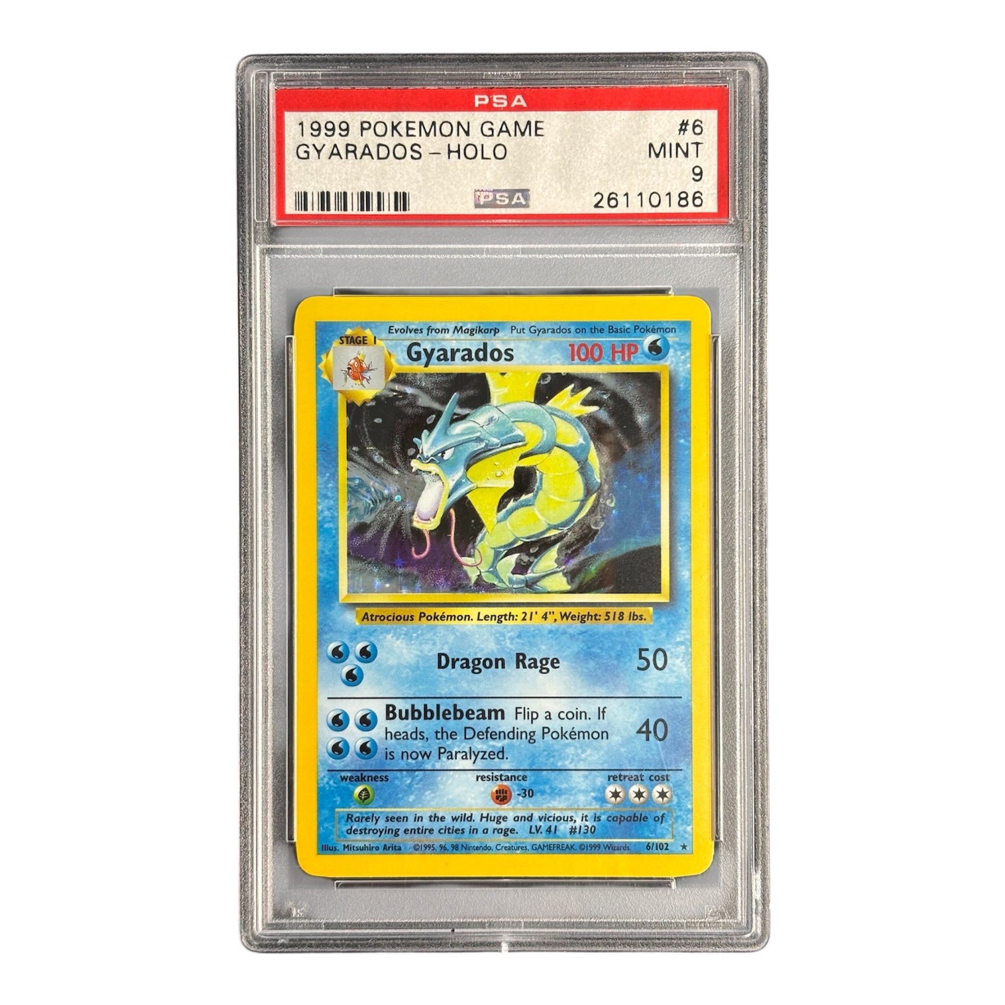 Gyarados Base Set PSA 9