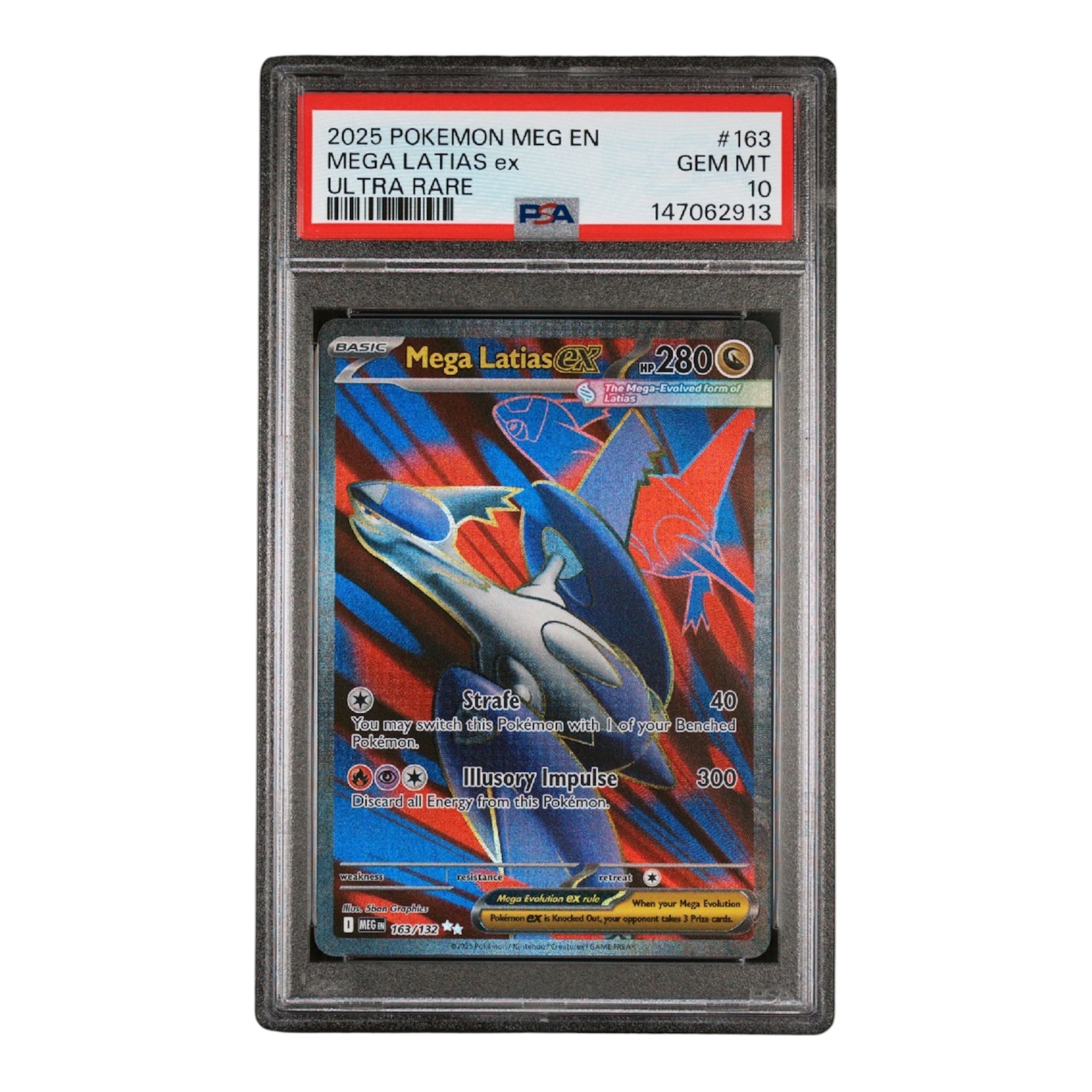 Mega Latias Ex Mega Evolution PSA 10