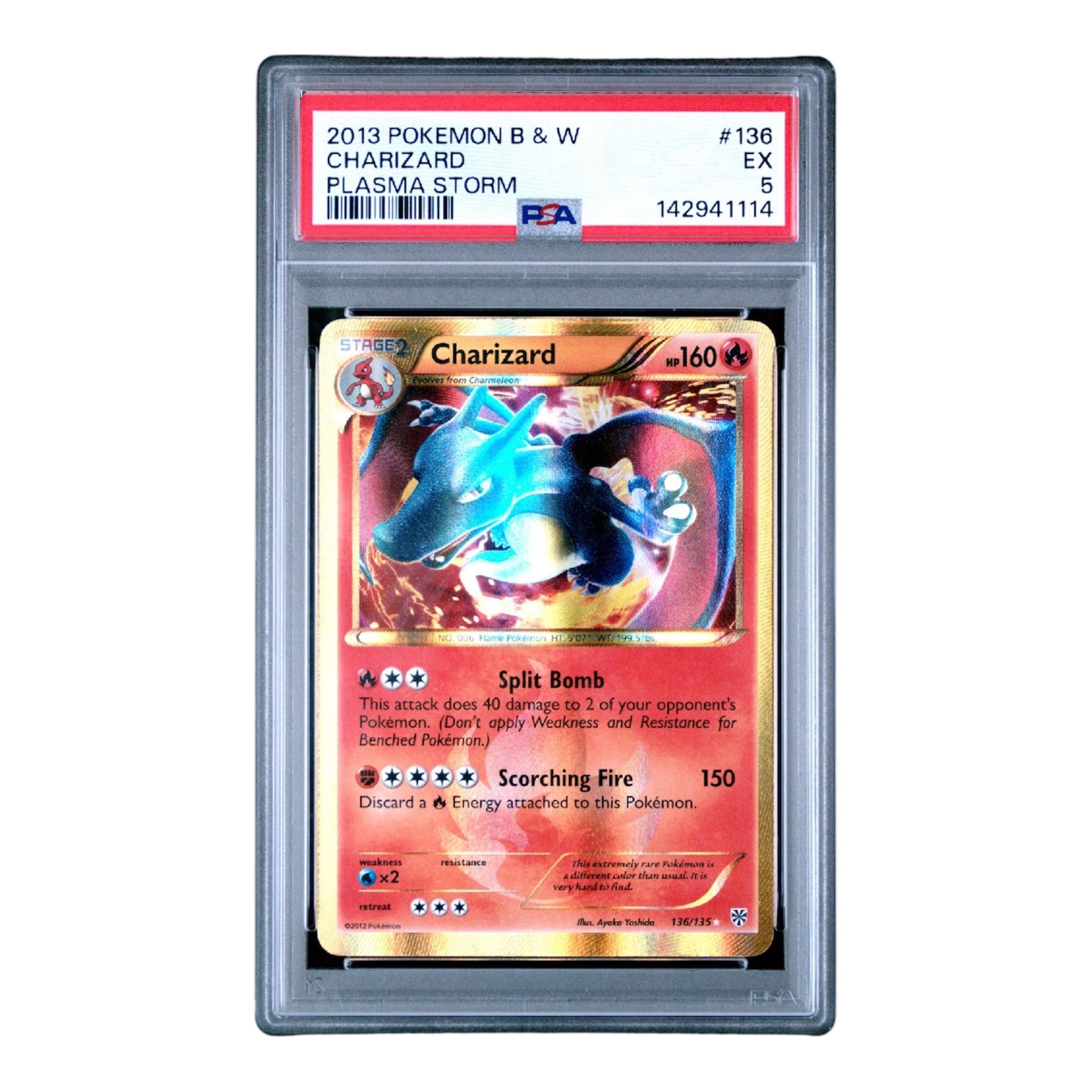 Charizard Plasma Storm PSA 5