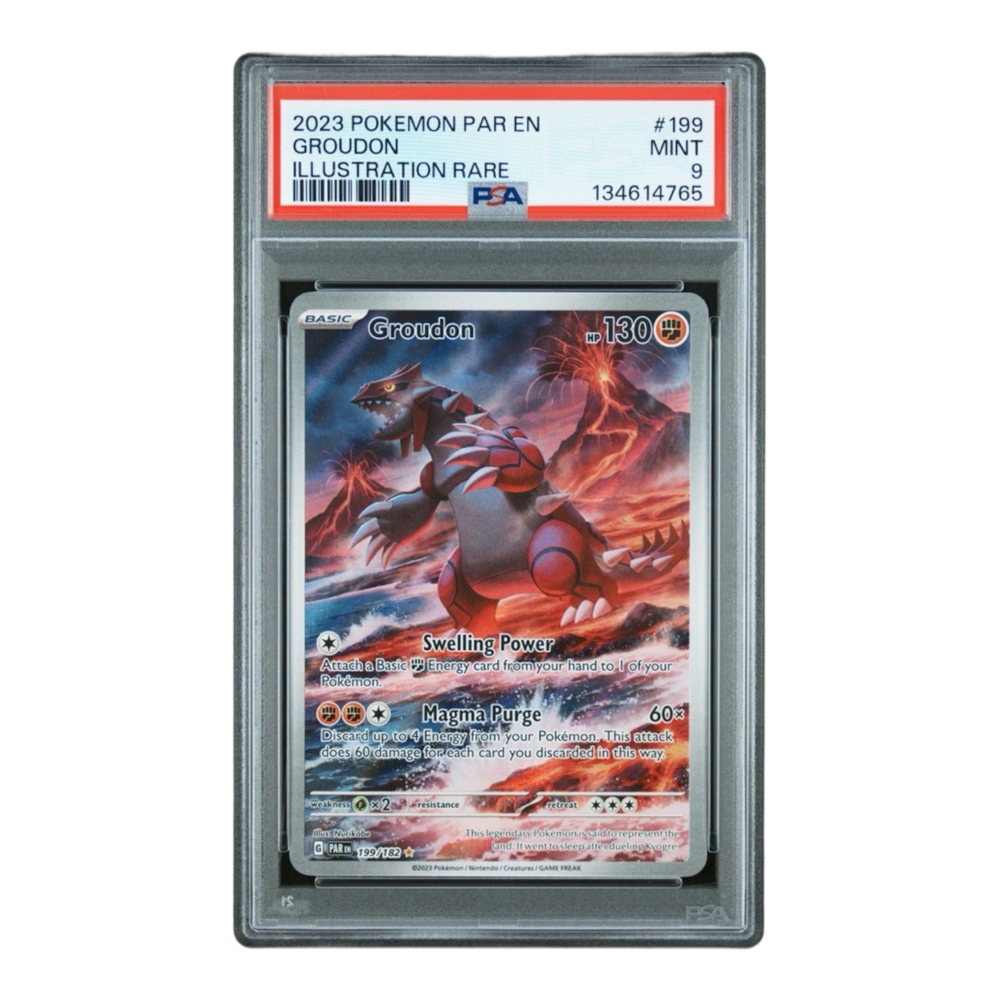 Groudon Paradox Rift PSA 9
