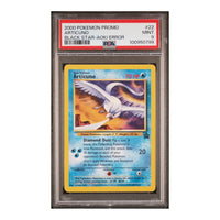 Articuno WOTC Black Star Promo 22 Aoki Error PSA 9
