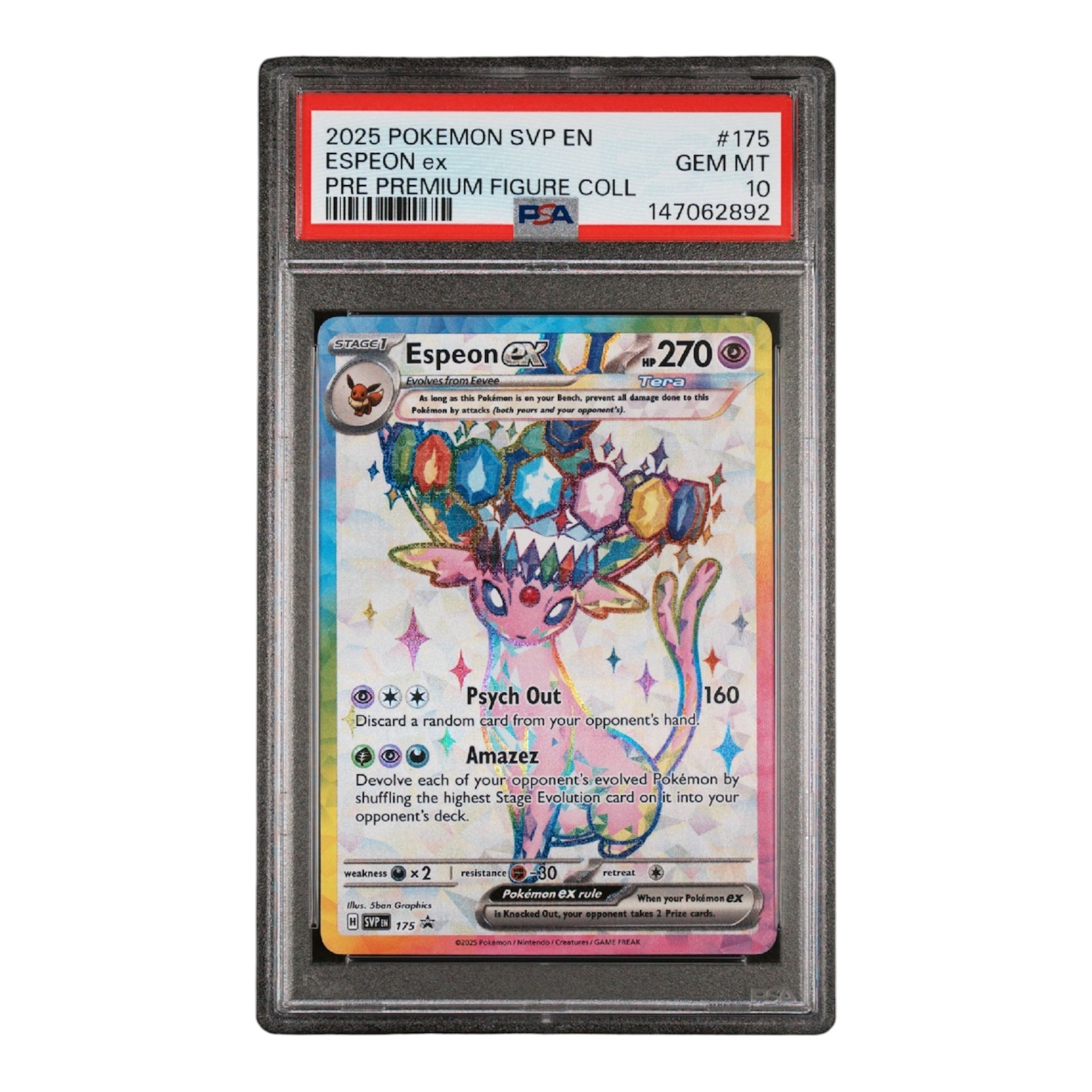 Espeon ex Black Star Promo 175 PSA 10