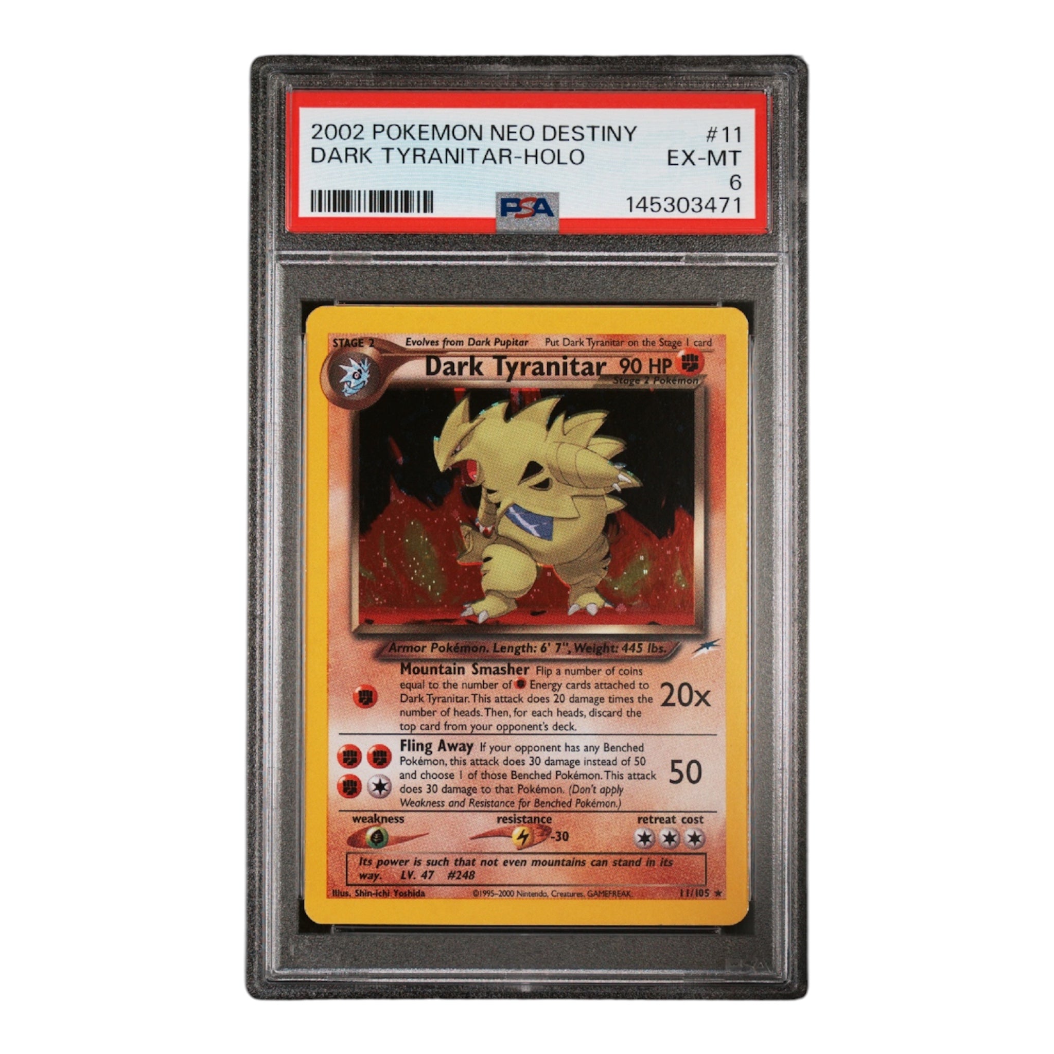 Dark Tyranitar Neo Destiny PSA 6
