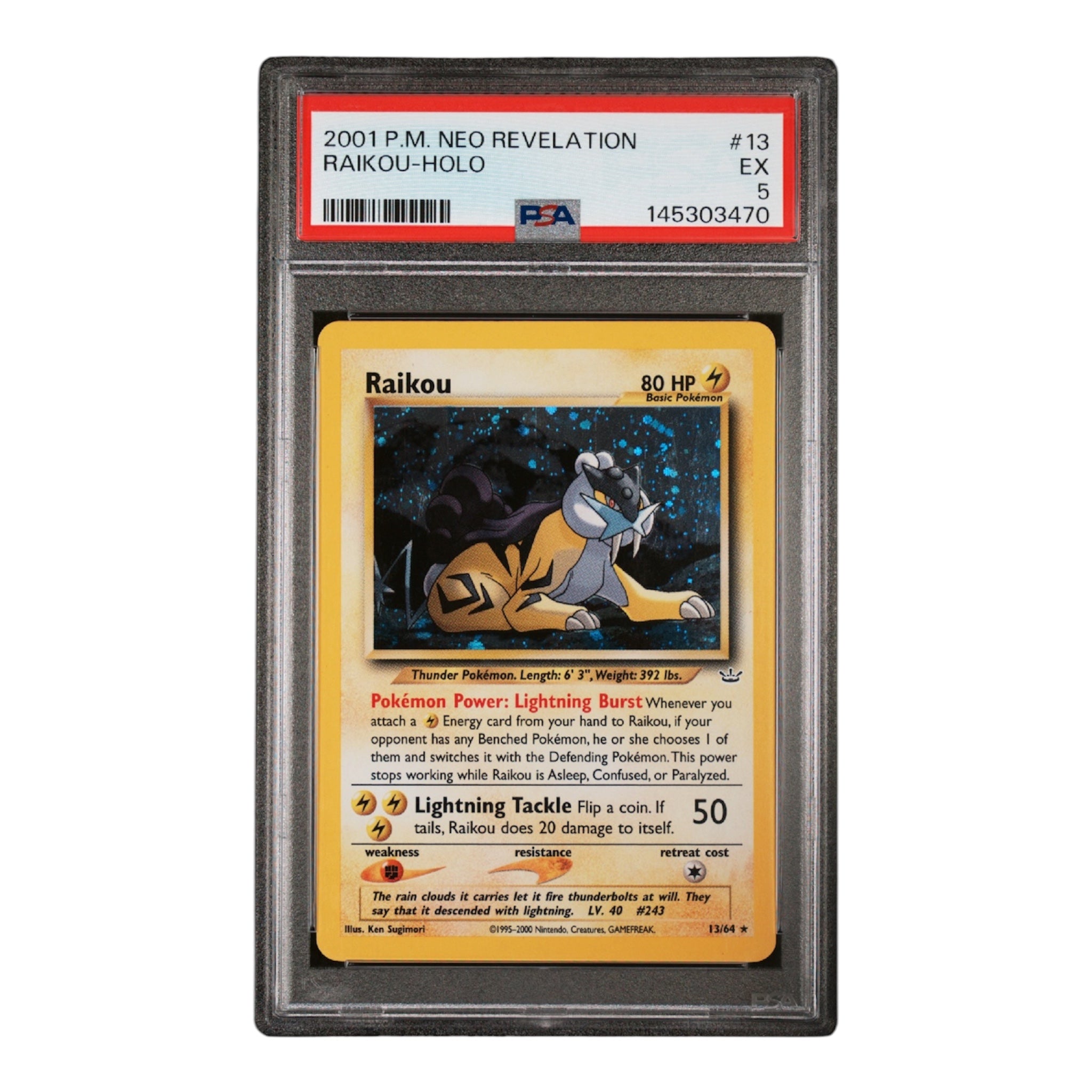 Raikou Neo Revelation PSA 5