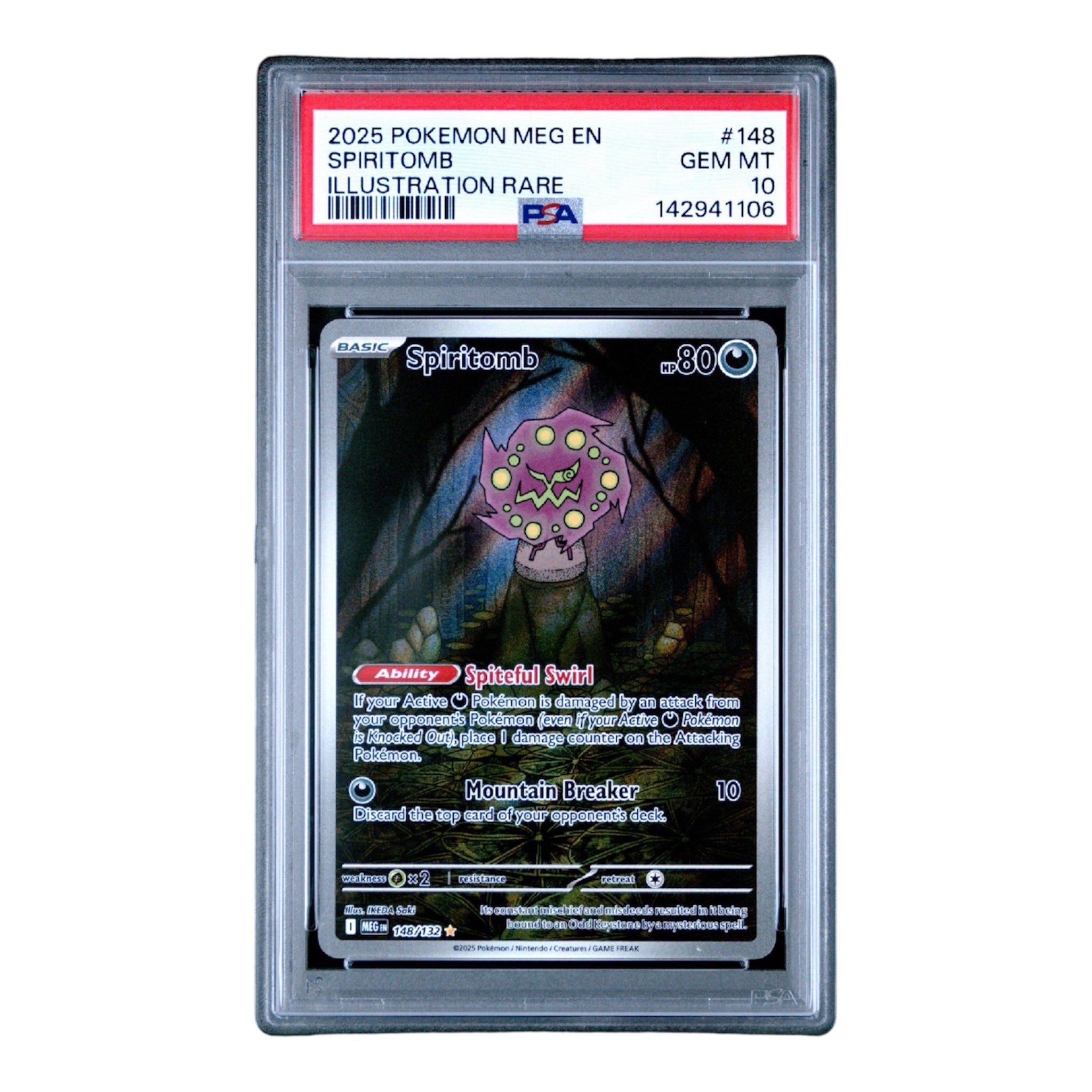 Spiritomb Mega Evolution PSA 10