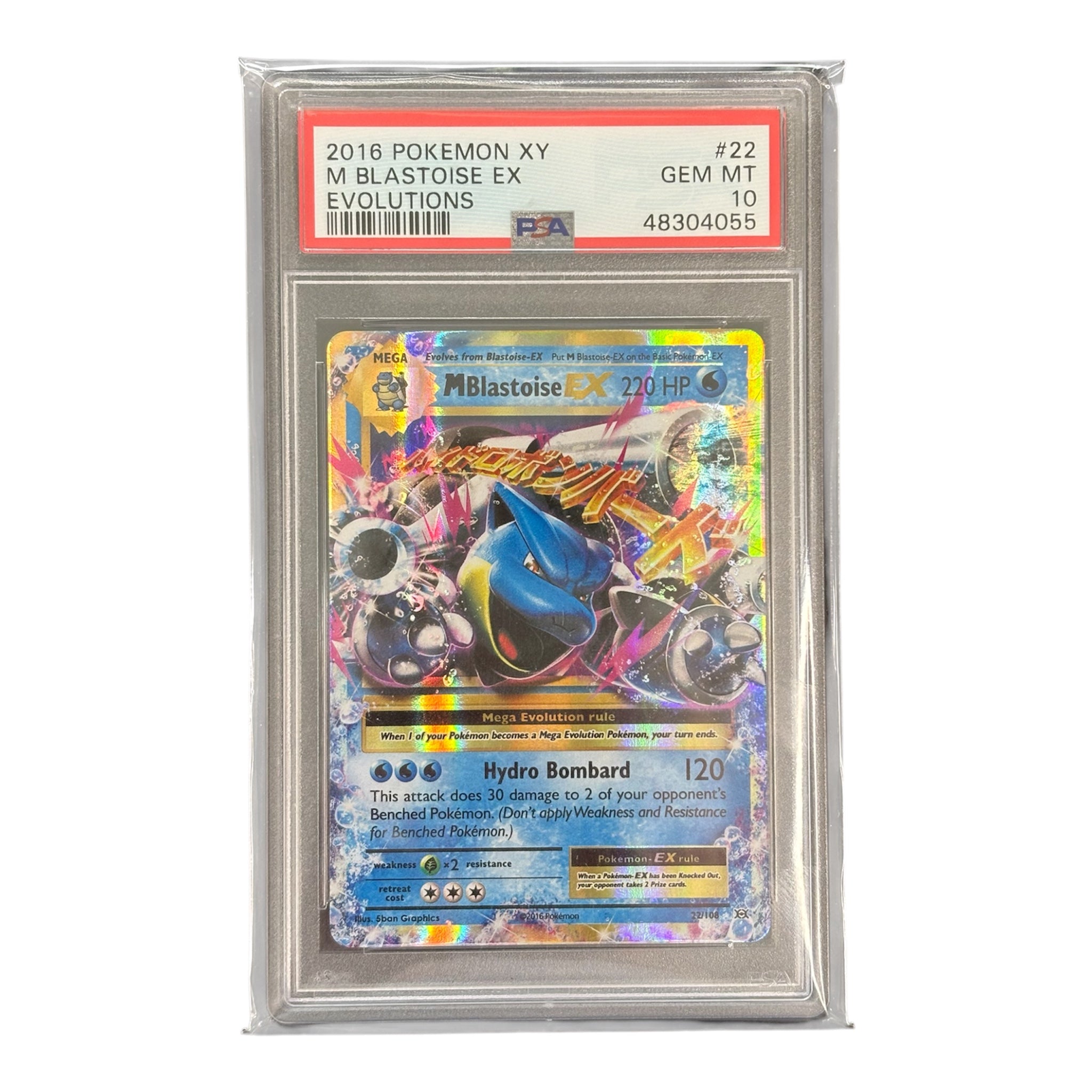 M Blastoise ex Evolutions PSA 10
