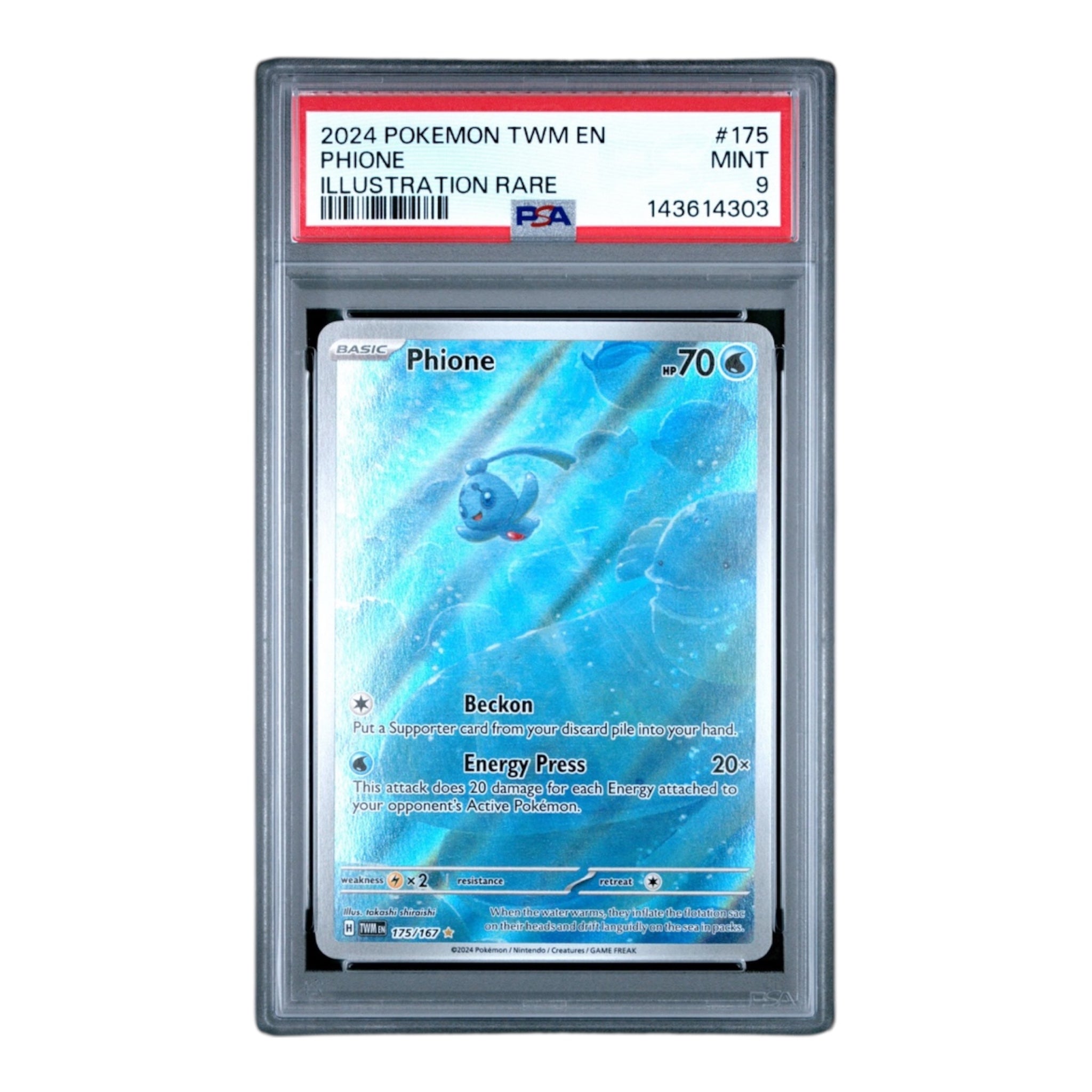 Phione Twilight Masquerade PSA 9