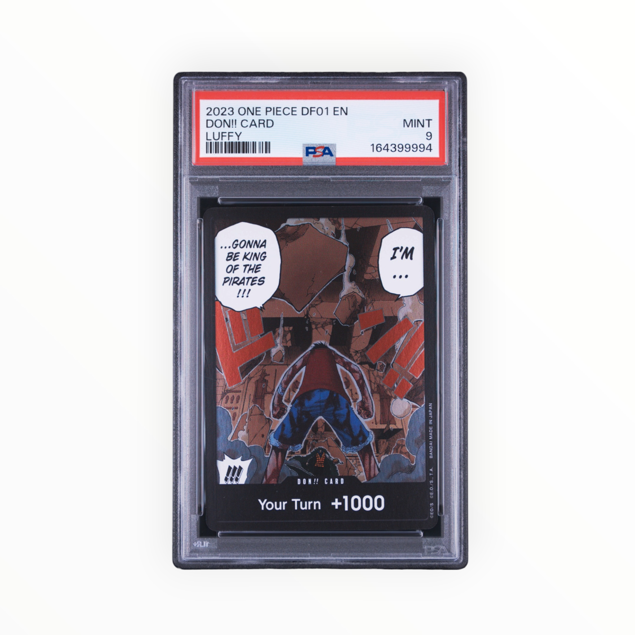 One Piece Luffy Don!! Card 2023 Devil Fruits Collection Vol.1 PSA 9 Mint