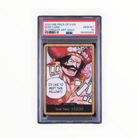 One Piece Don!! Card Gold Alternate Art OP13 Carrying On His Will PSA 10