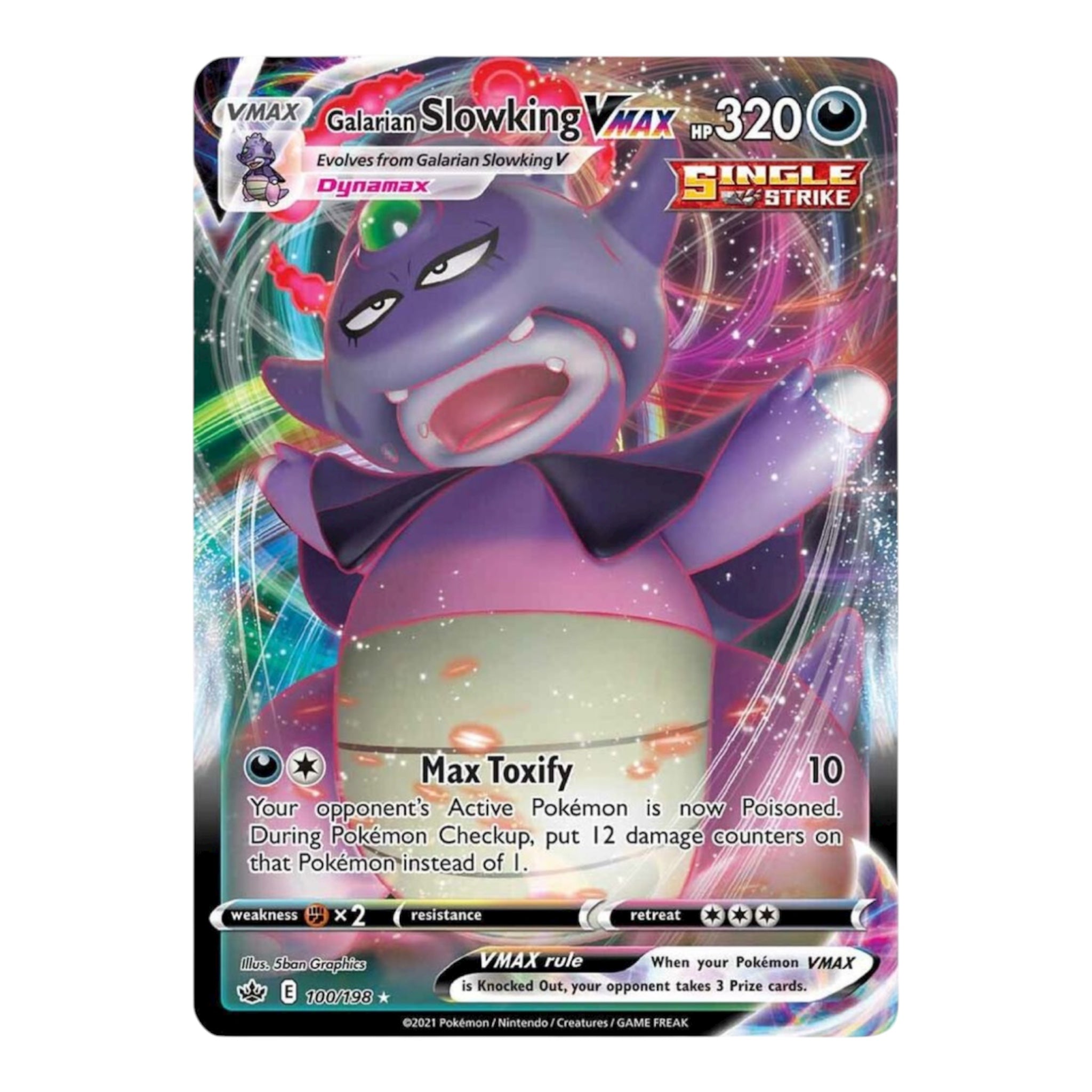 Galarian Slowking VMAX 100/198 Chilling Reign