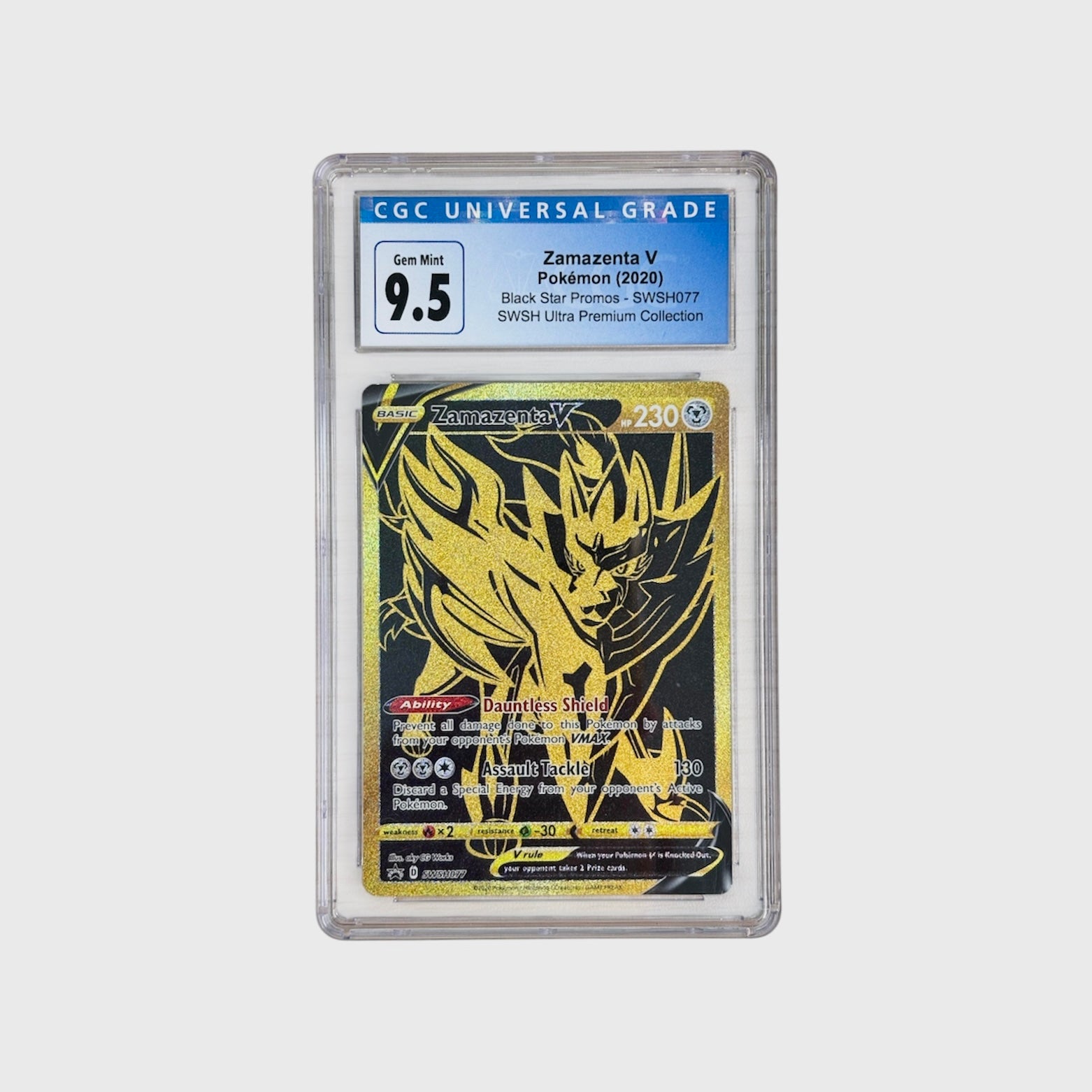 Zamazenta SWSH Black Star Promo CGC 9.5