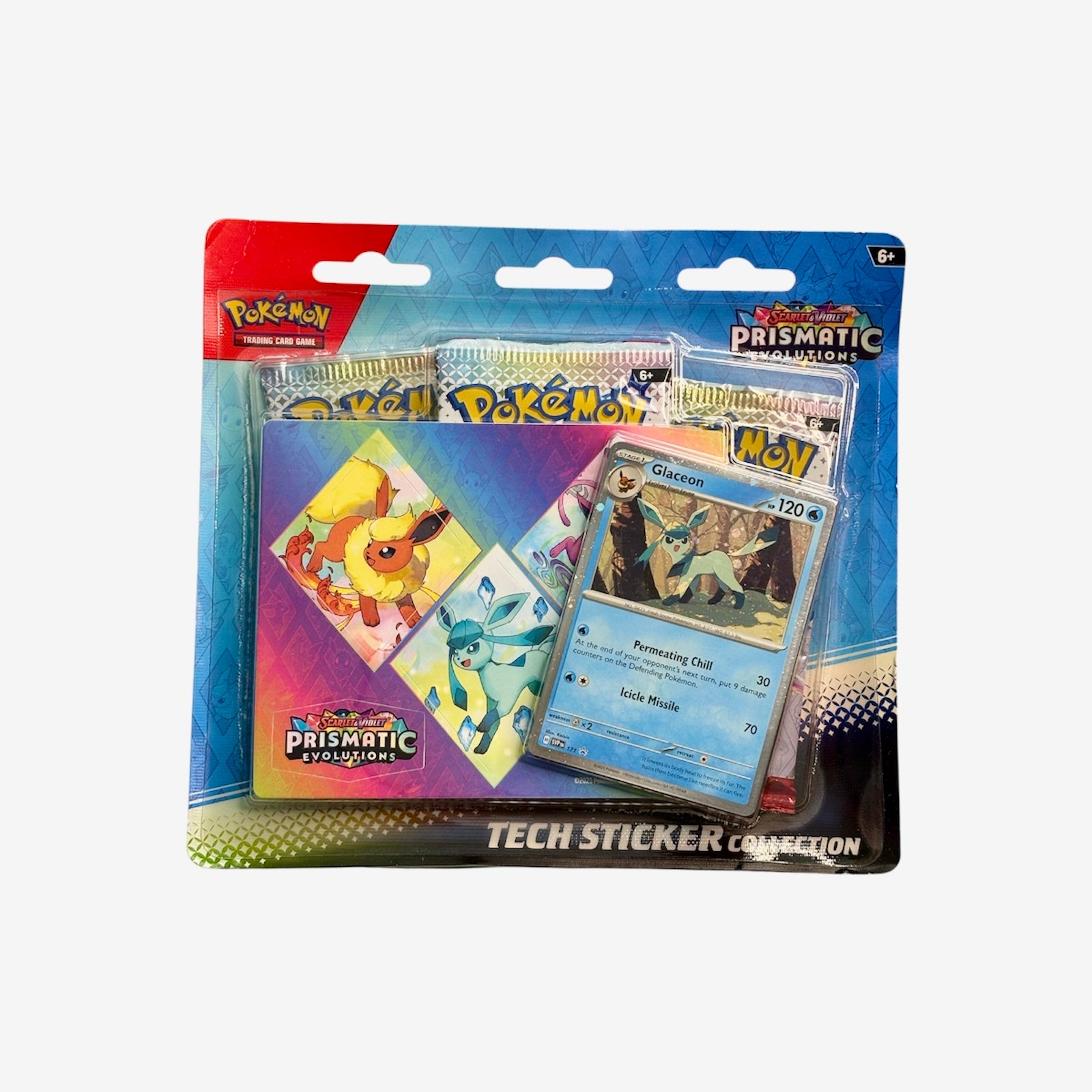 Prismatic Evolutions Tech Sticker Collection