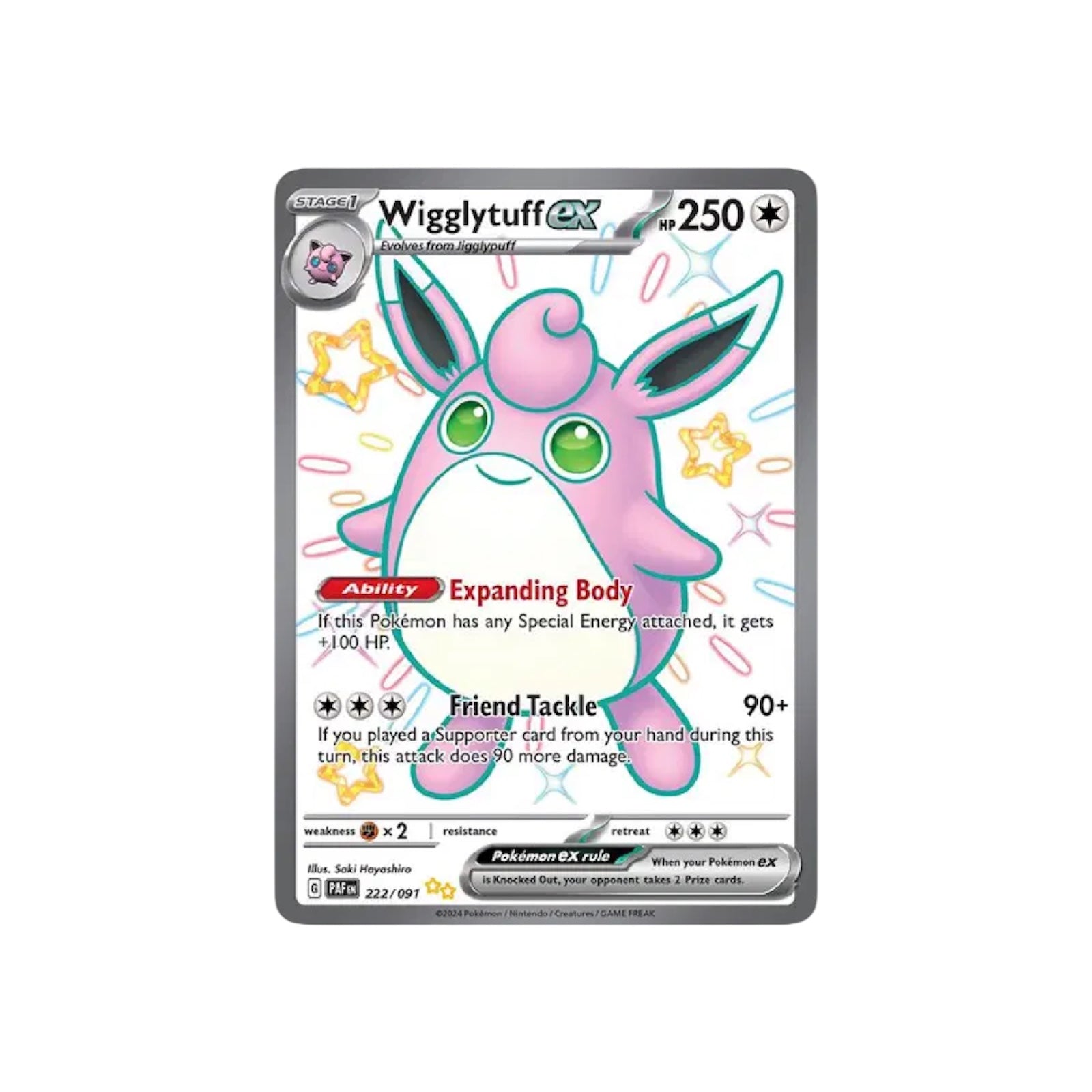 Wigglytuff Ex 222/091