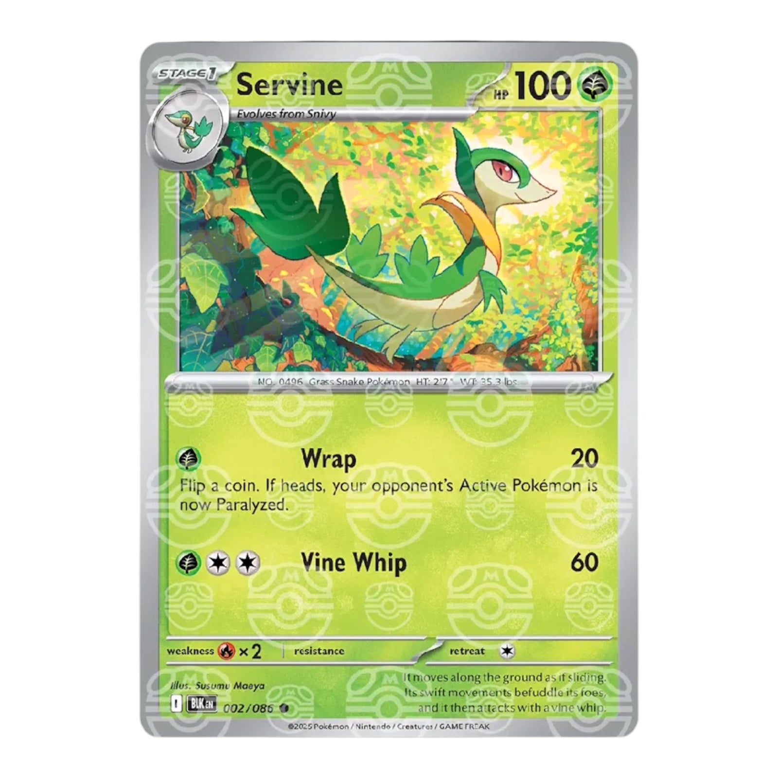 Servine 002/086 Master Ball Pattern