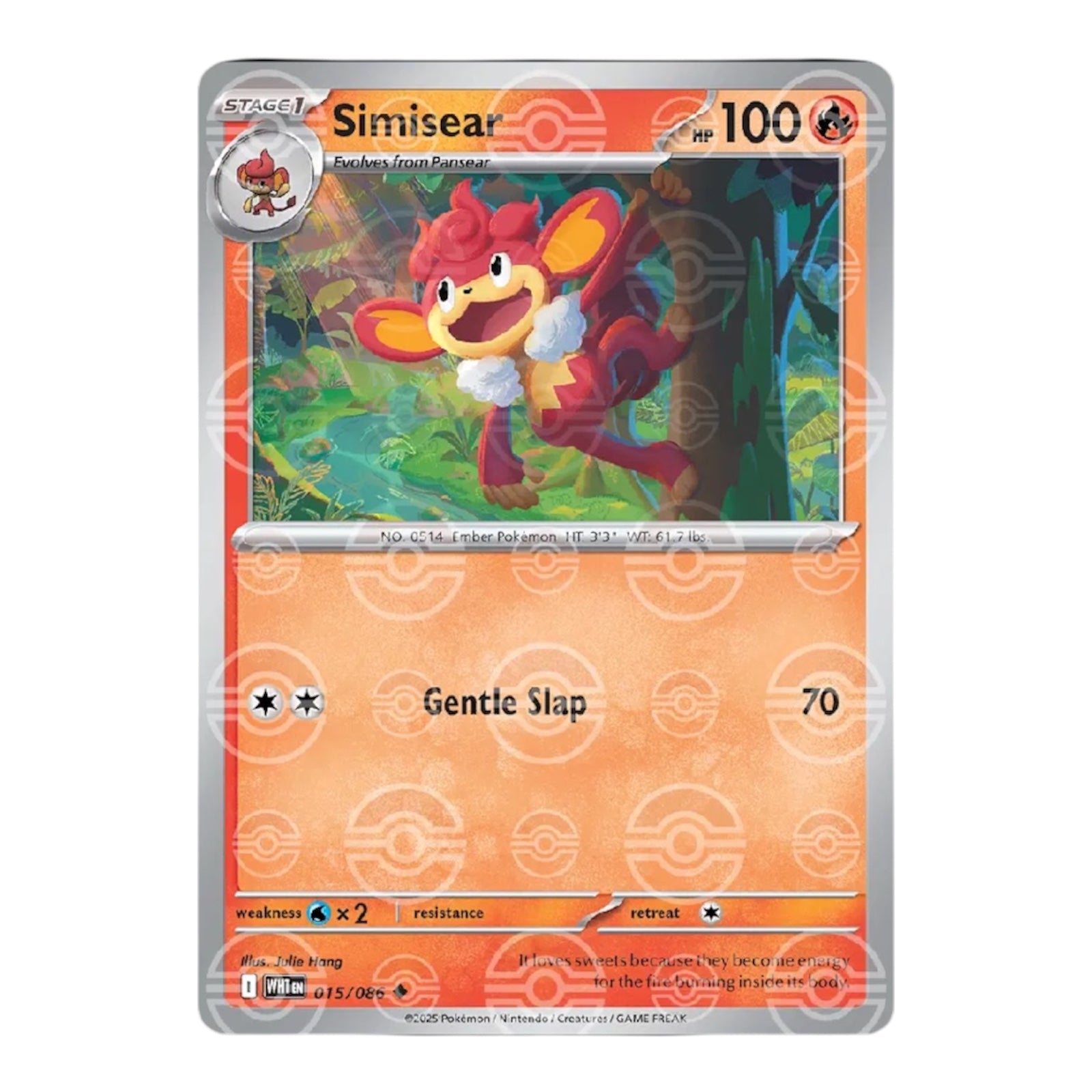 Simisear 015/086 Poke Ball Pattern