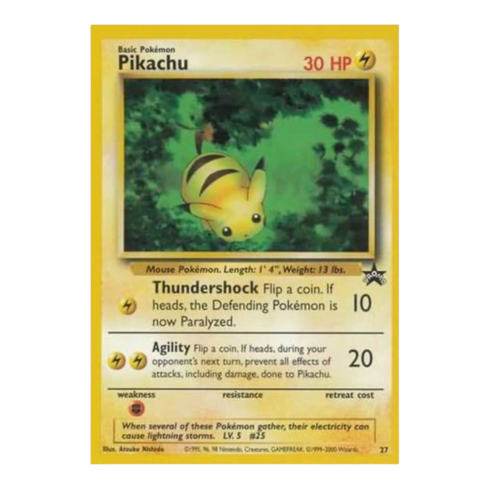 Pikachu Black Star Promo 27