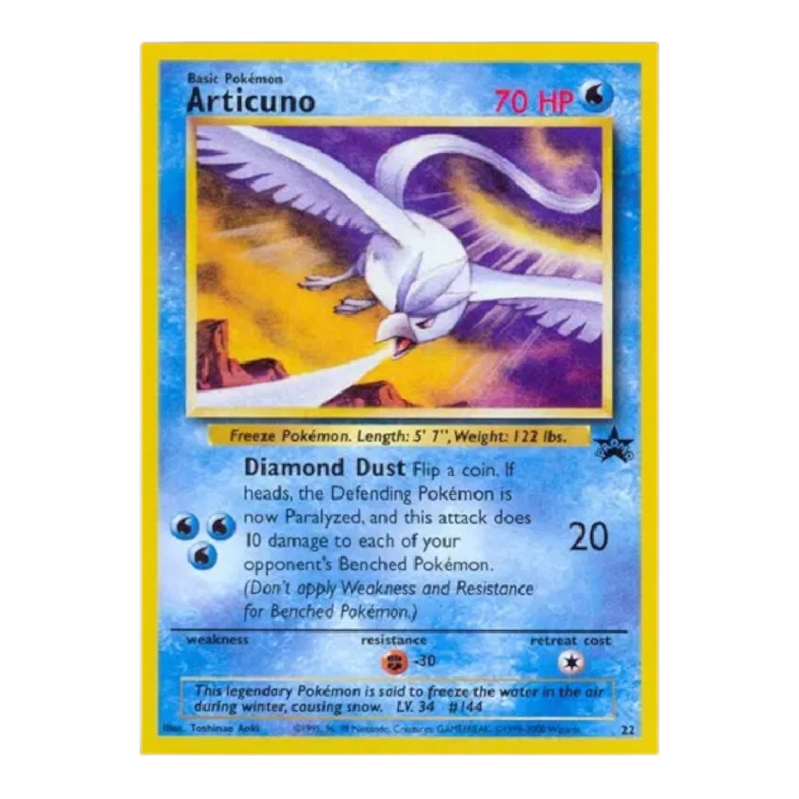 Articuno Black Star Promo 22