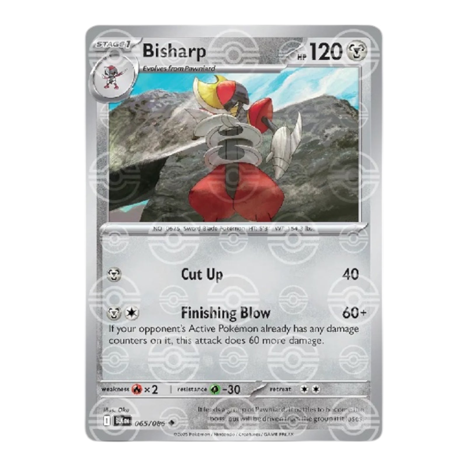 Bisharp 065/086 Poke Ball Pattern