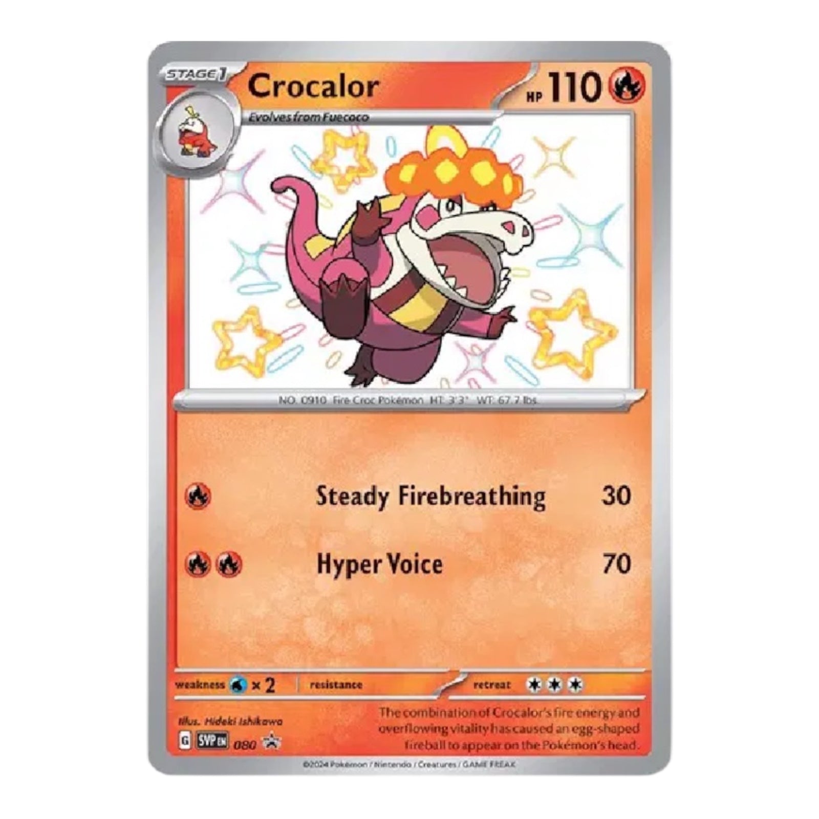 Crocalor Black Star Promo 080