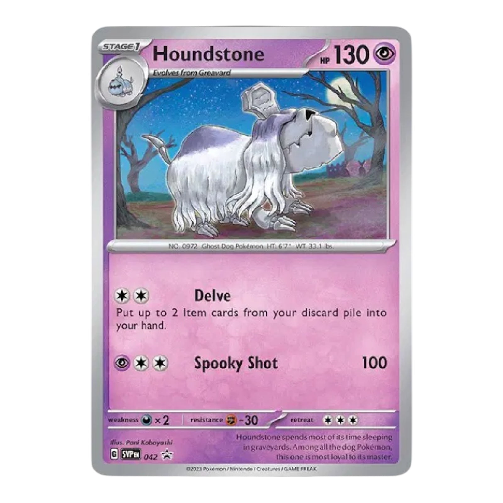 Houndstone Black Star Promo 042