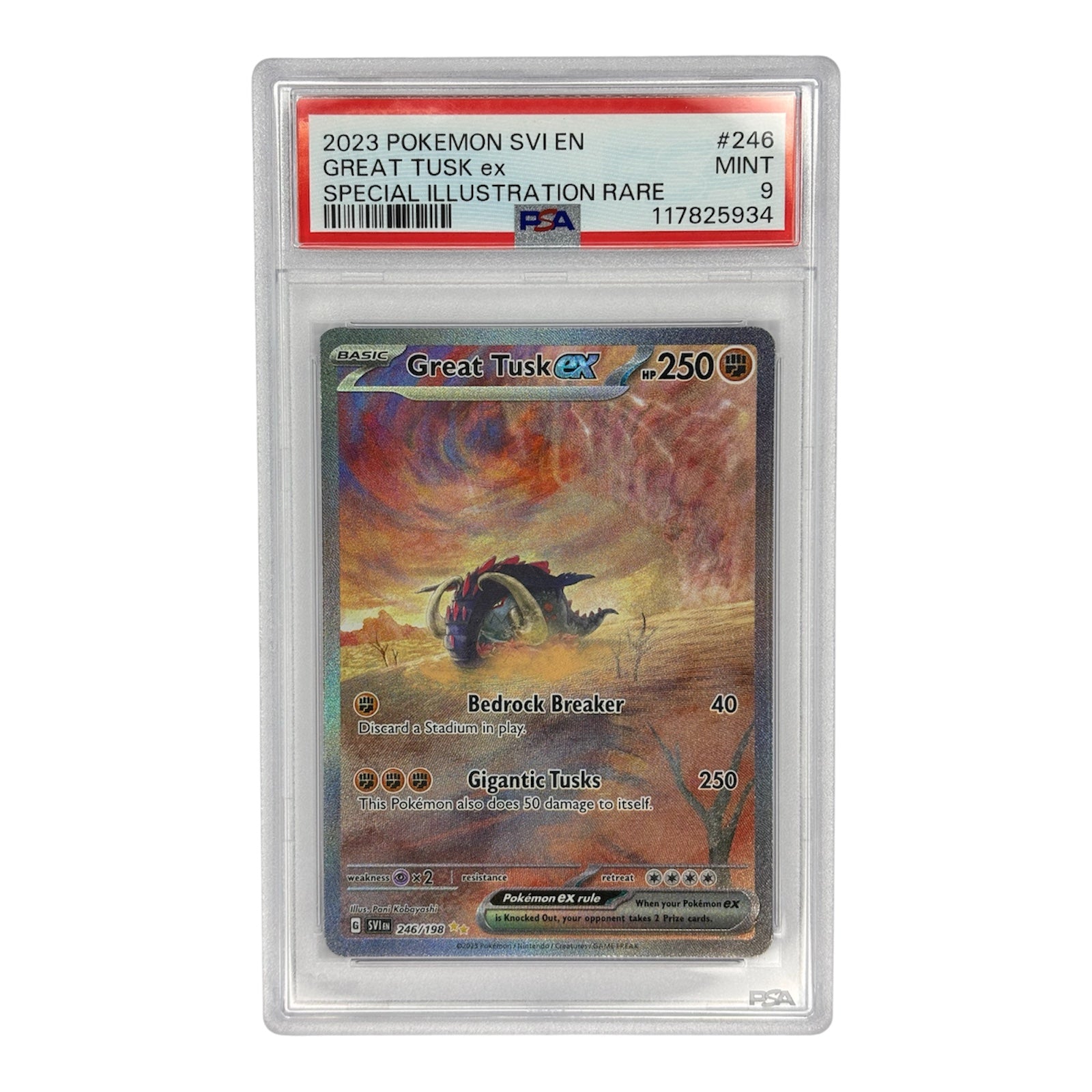 Great Tusk Ex S&V Base SIR PSA 9