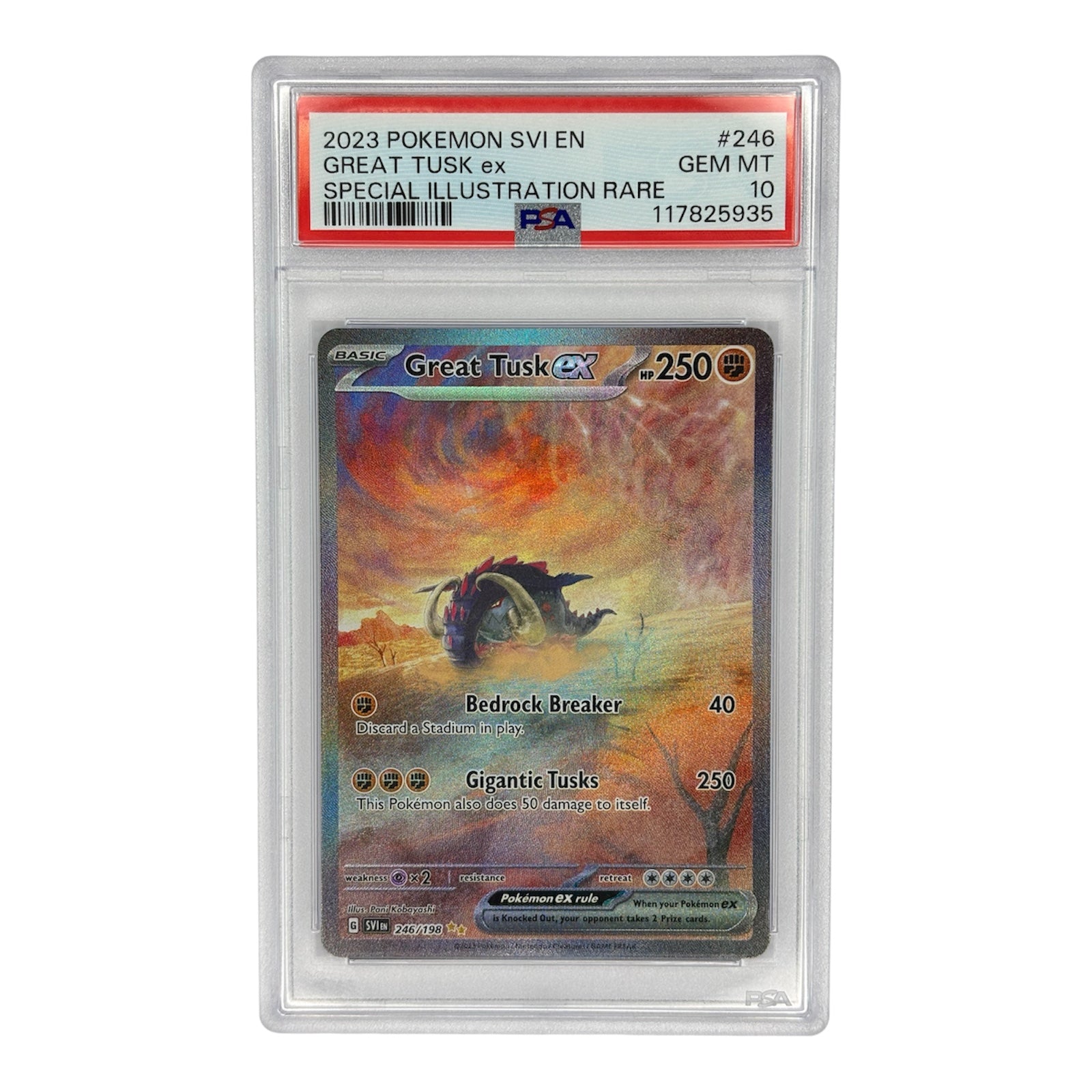 Great Tusk Ex S&V Base SIR PSA 10