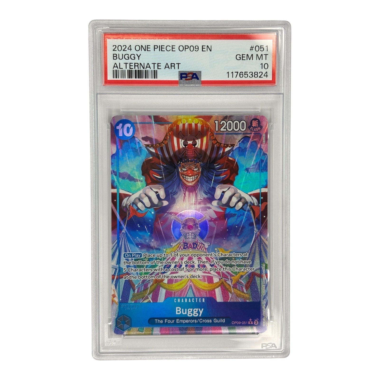 Buggy OP09 Emperors in the New World AR PSA 10