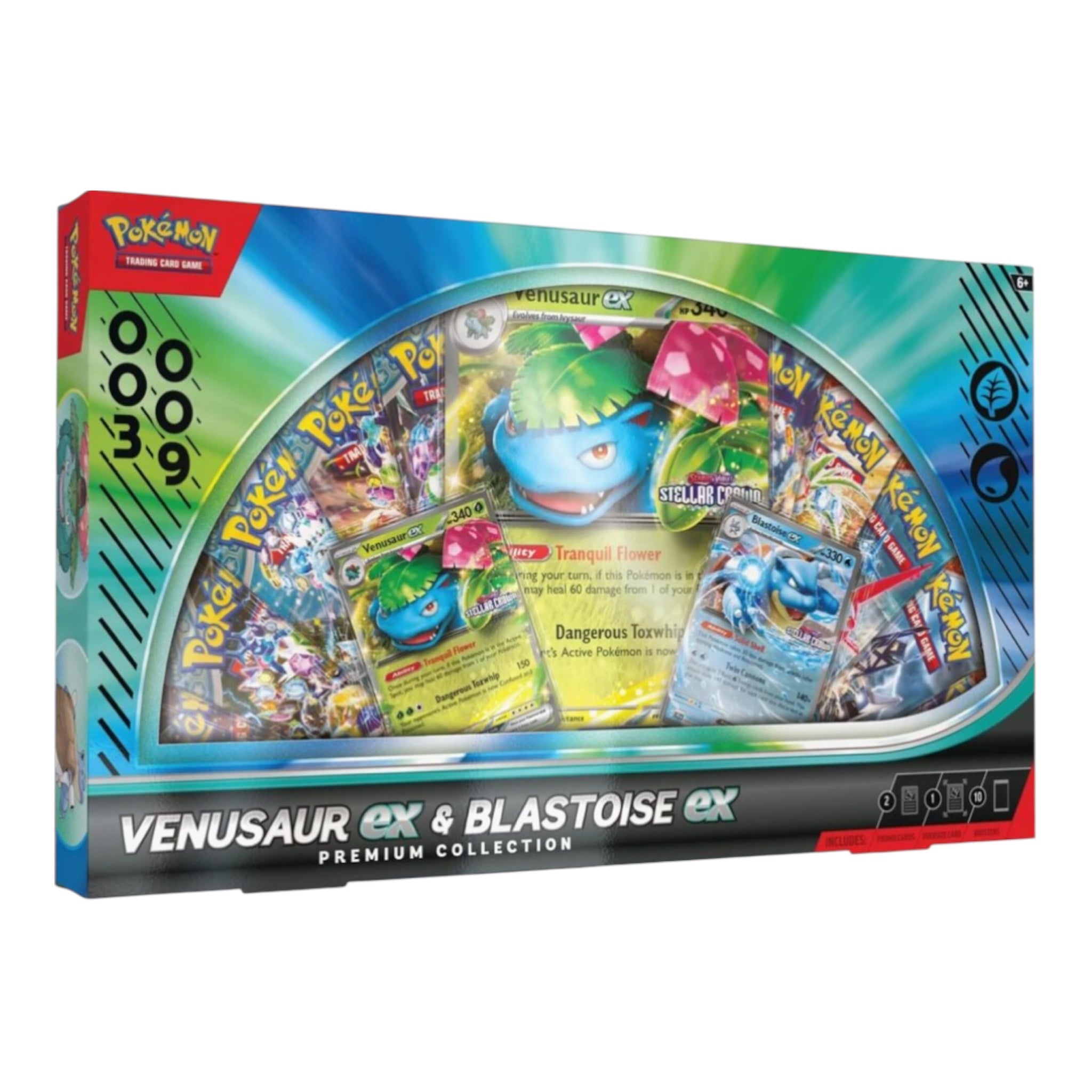 Venusaur ex & Blastoise ex Premium Collection