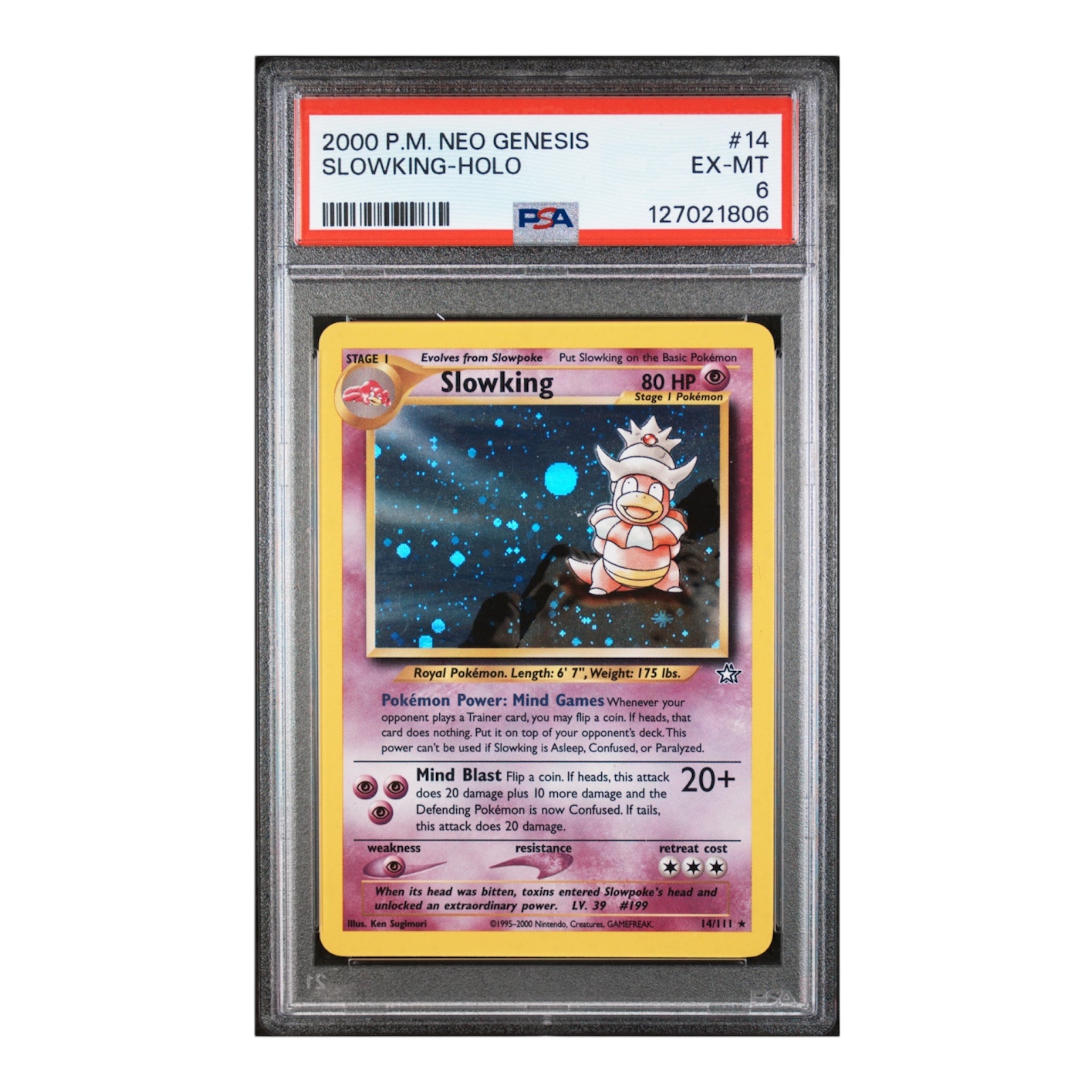 Slowking Neo Genesis PSA 6