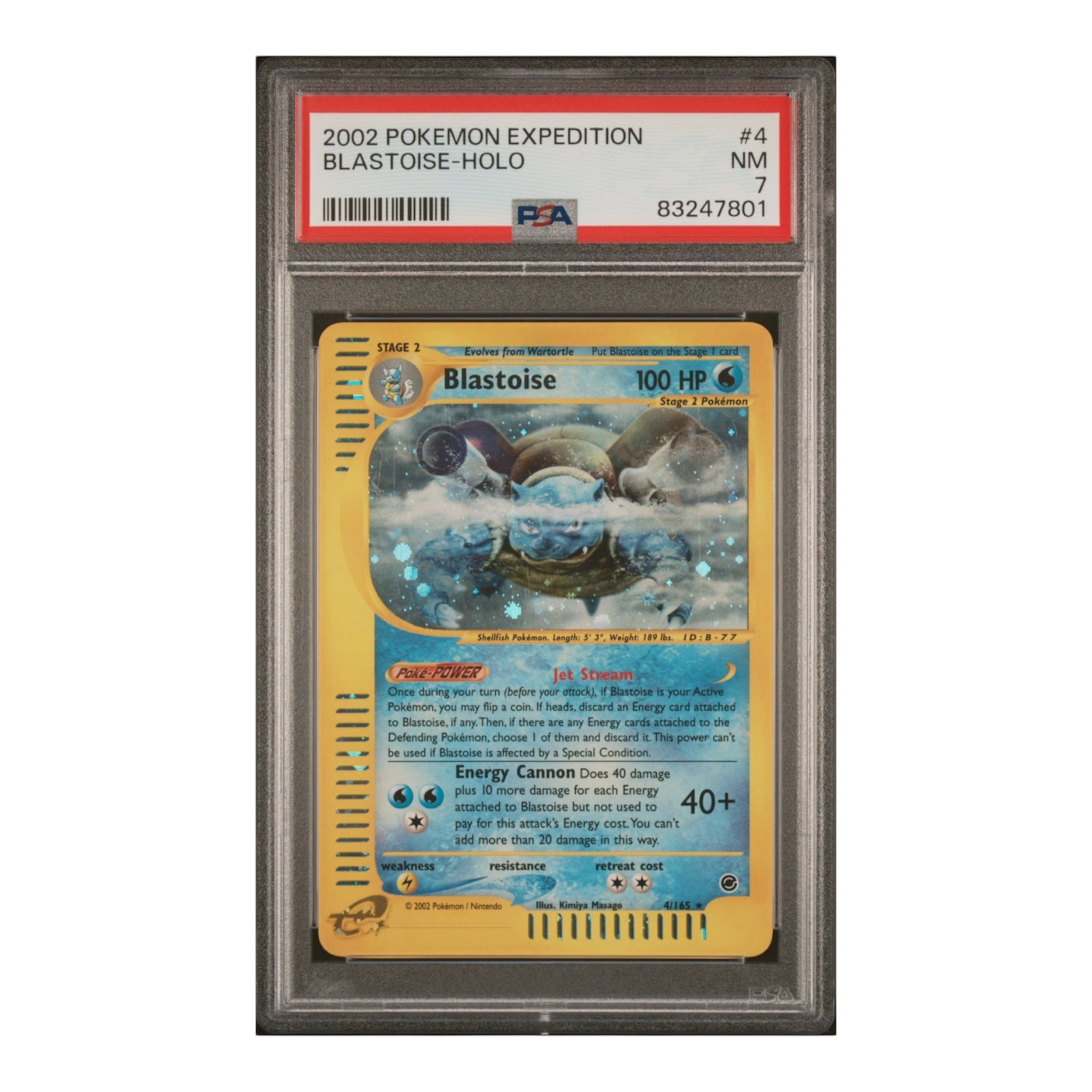 Blastoise Expedition PSA 7