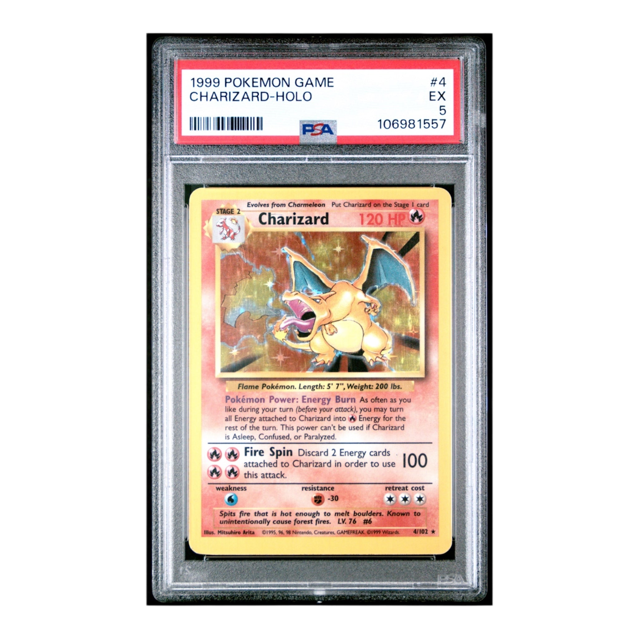 Charizard Base Set PSA 5